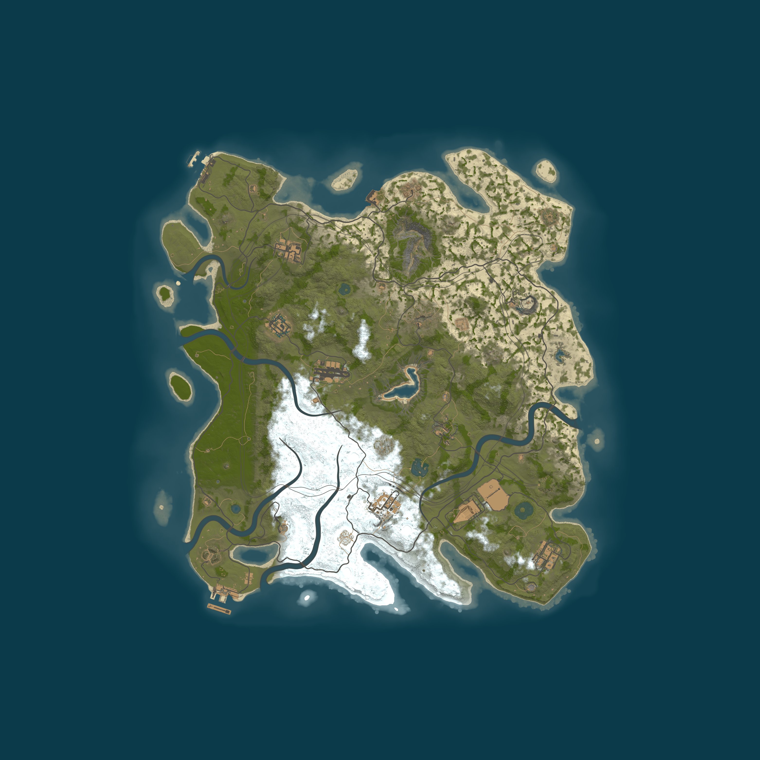 Map for US AdventureLand PVE Skills/Raidable Bases/Custom Vehicles!