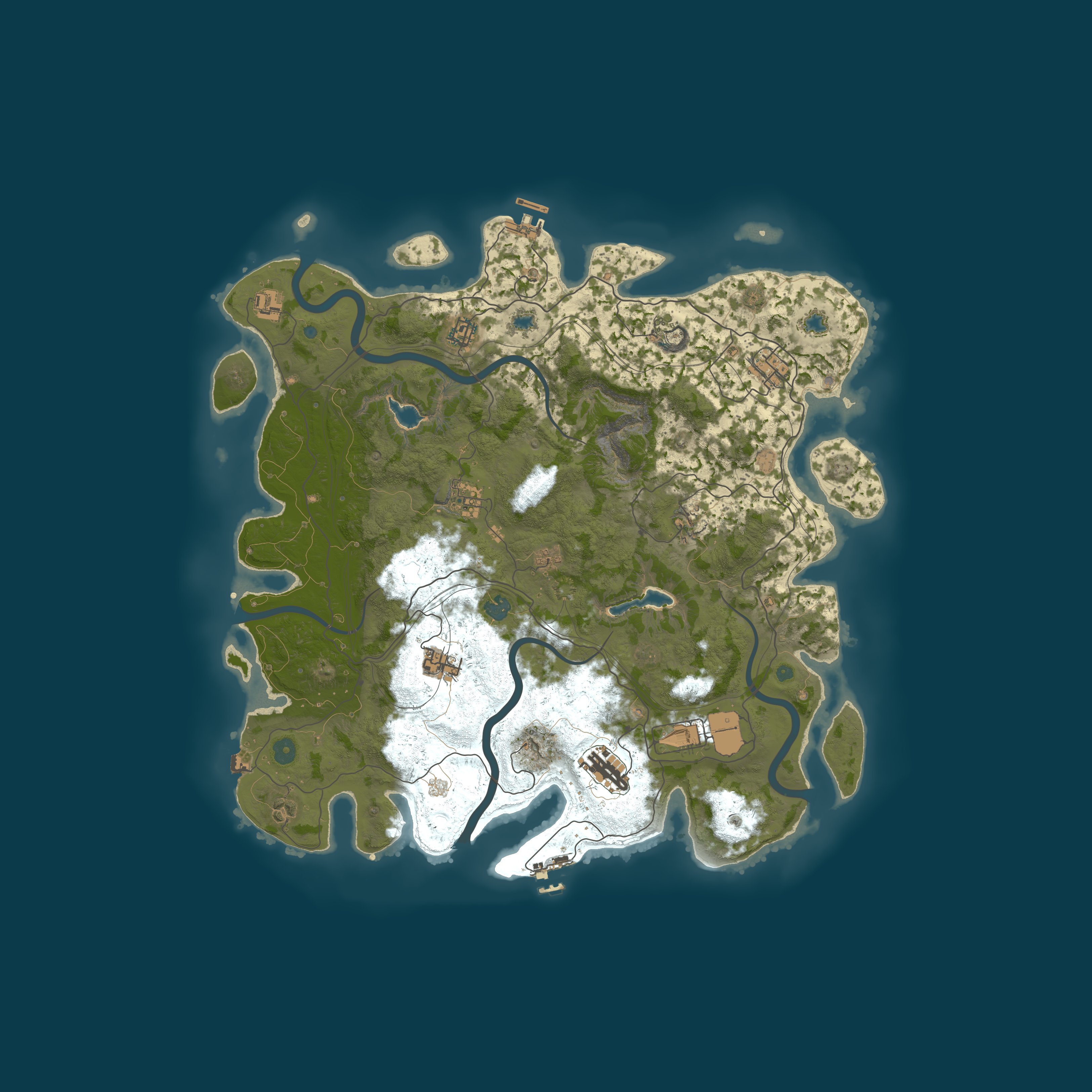 Map for Enchanted.gg EU 10x PvE | No Raiding/Killing | Noob Friendly