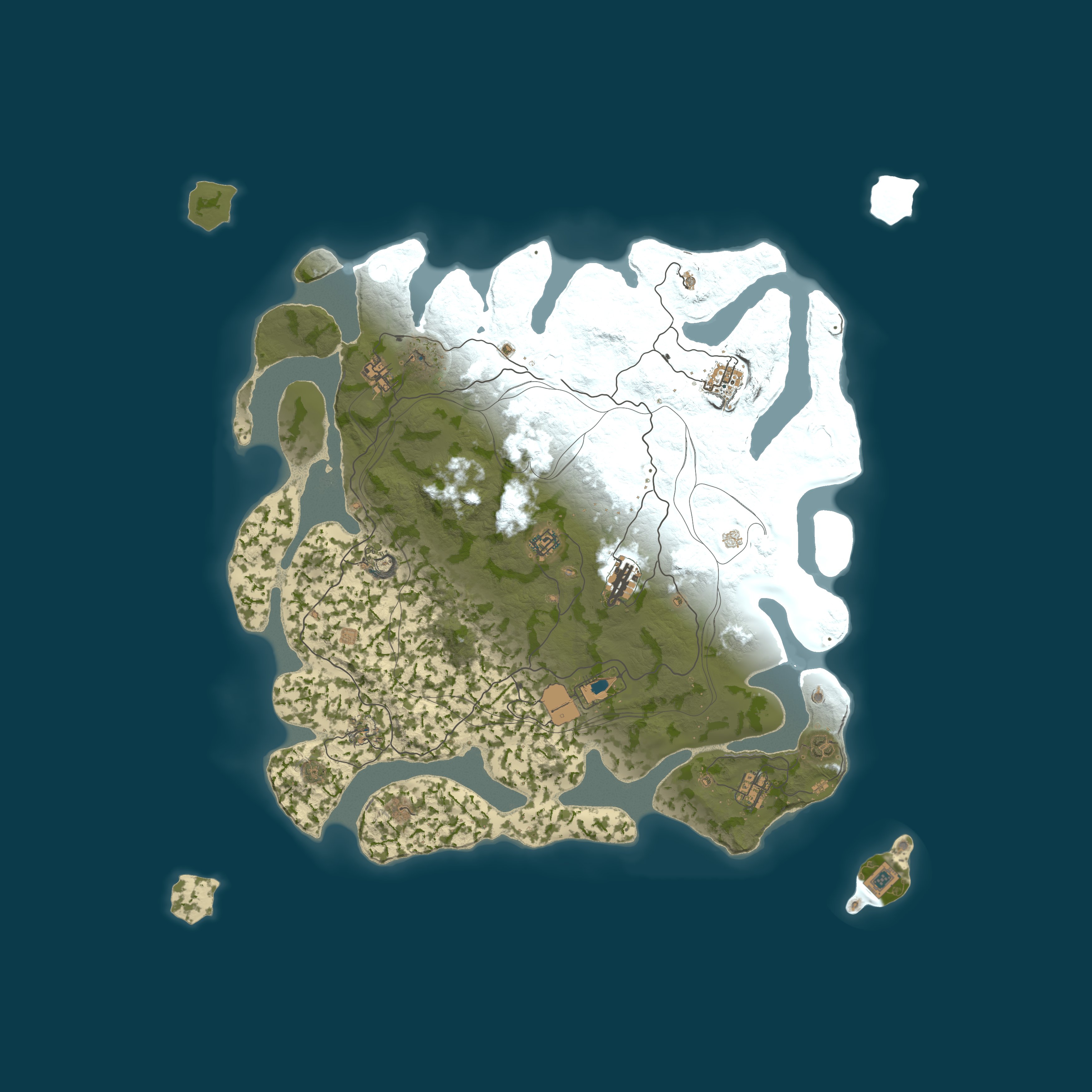 Custom Map, size 5000, seed 1