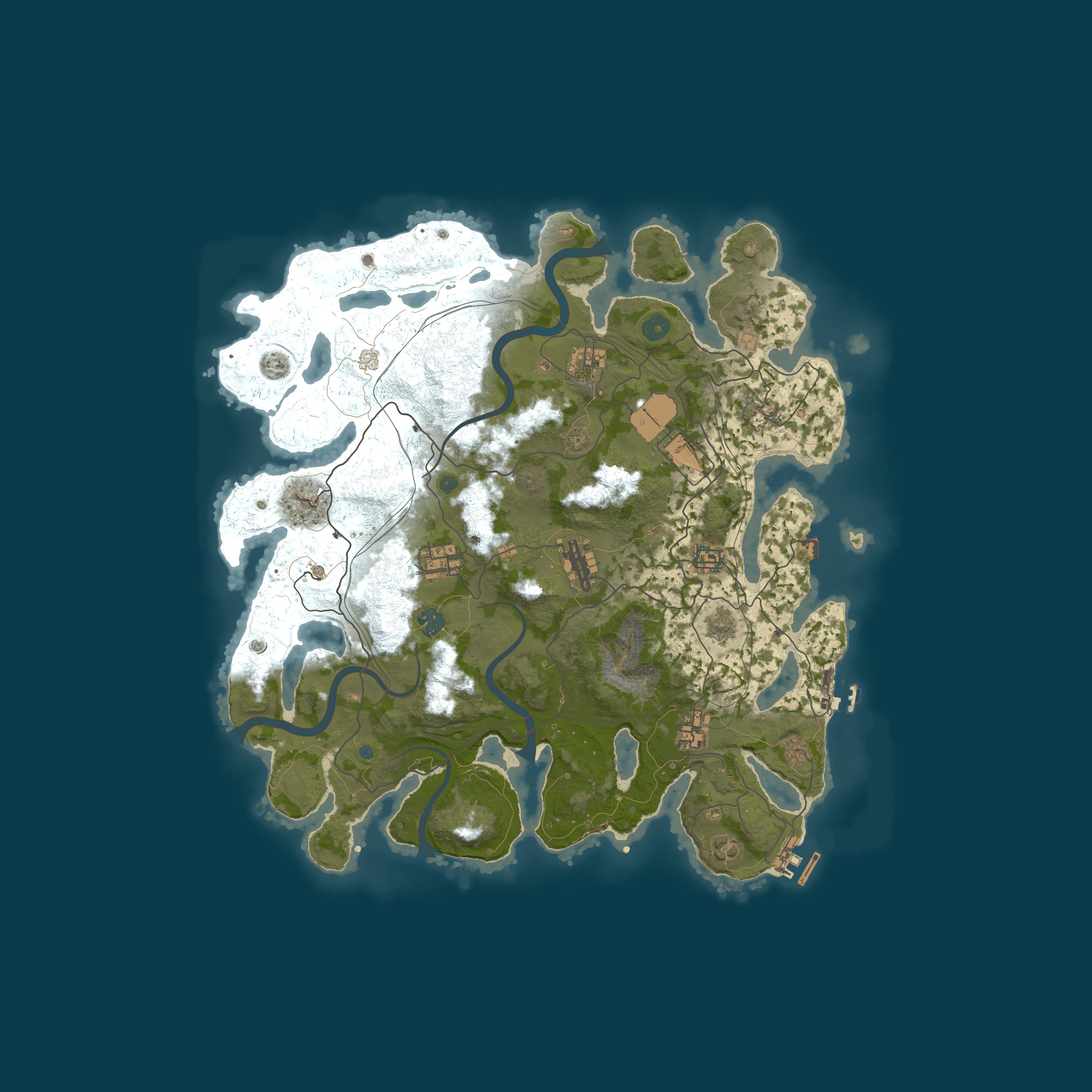 Map for Rust4Noobs | Solo/Duo | Vanilla Monthly | No BP Wipe