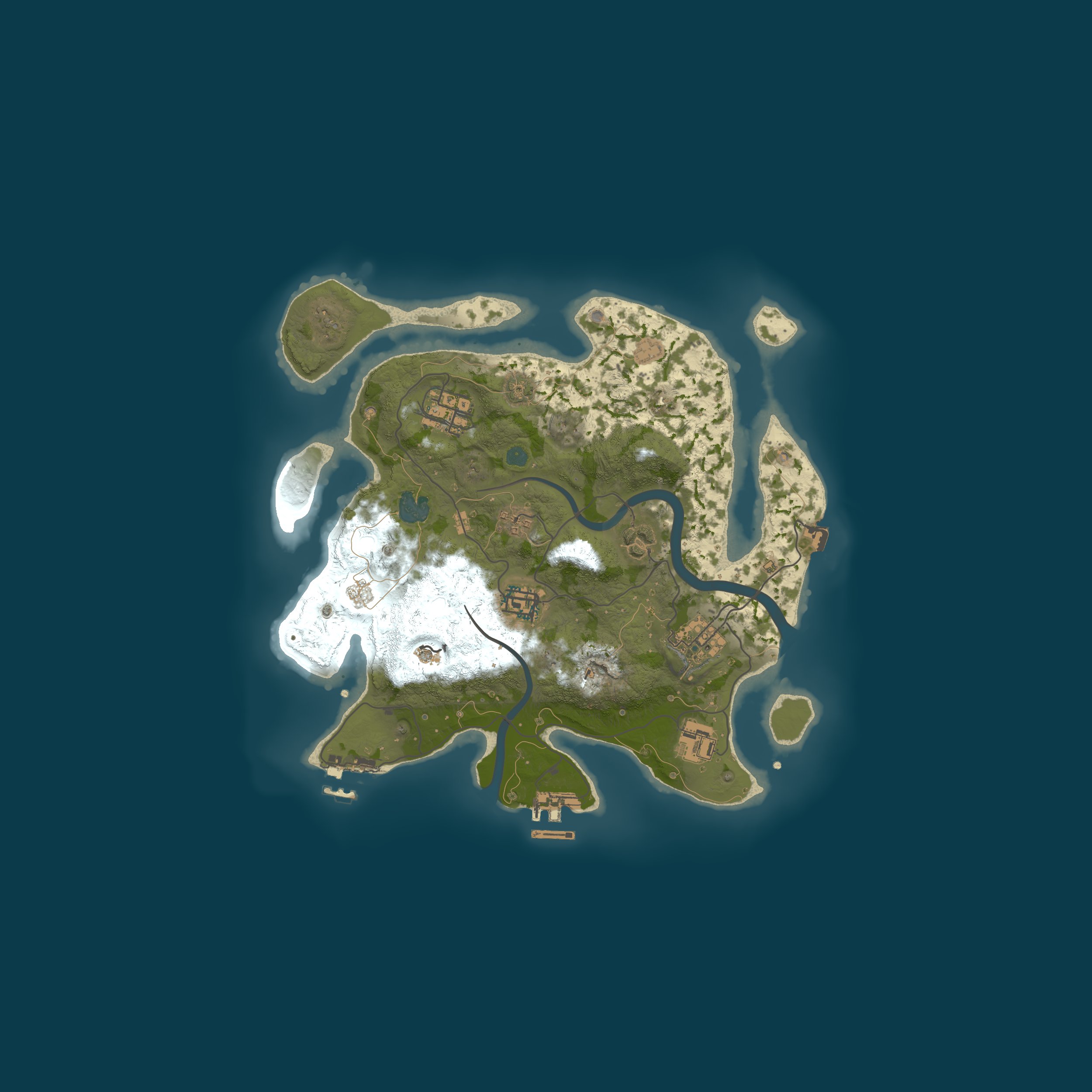 Procedural Map, size 3000, seed 1367987306