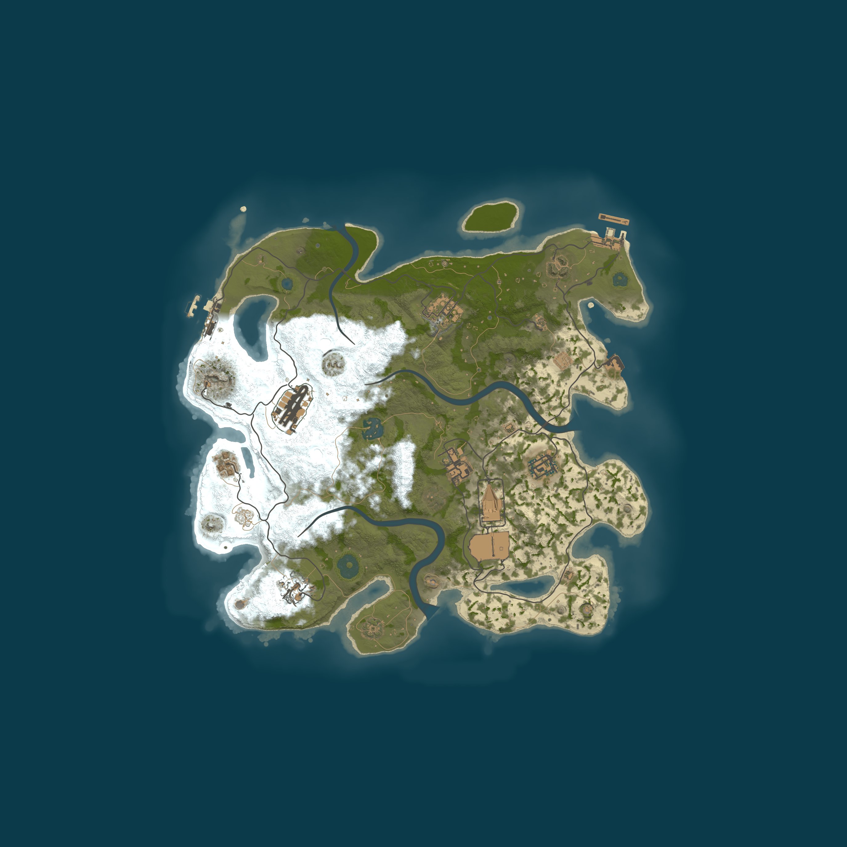Map for ILHA DOS PELADOS - SOLO/DUO | 2X | CLT FRIENDLY - WIPE 04/06