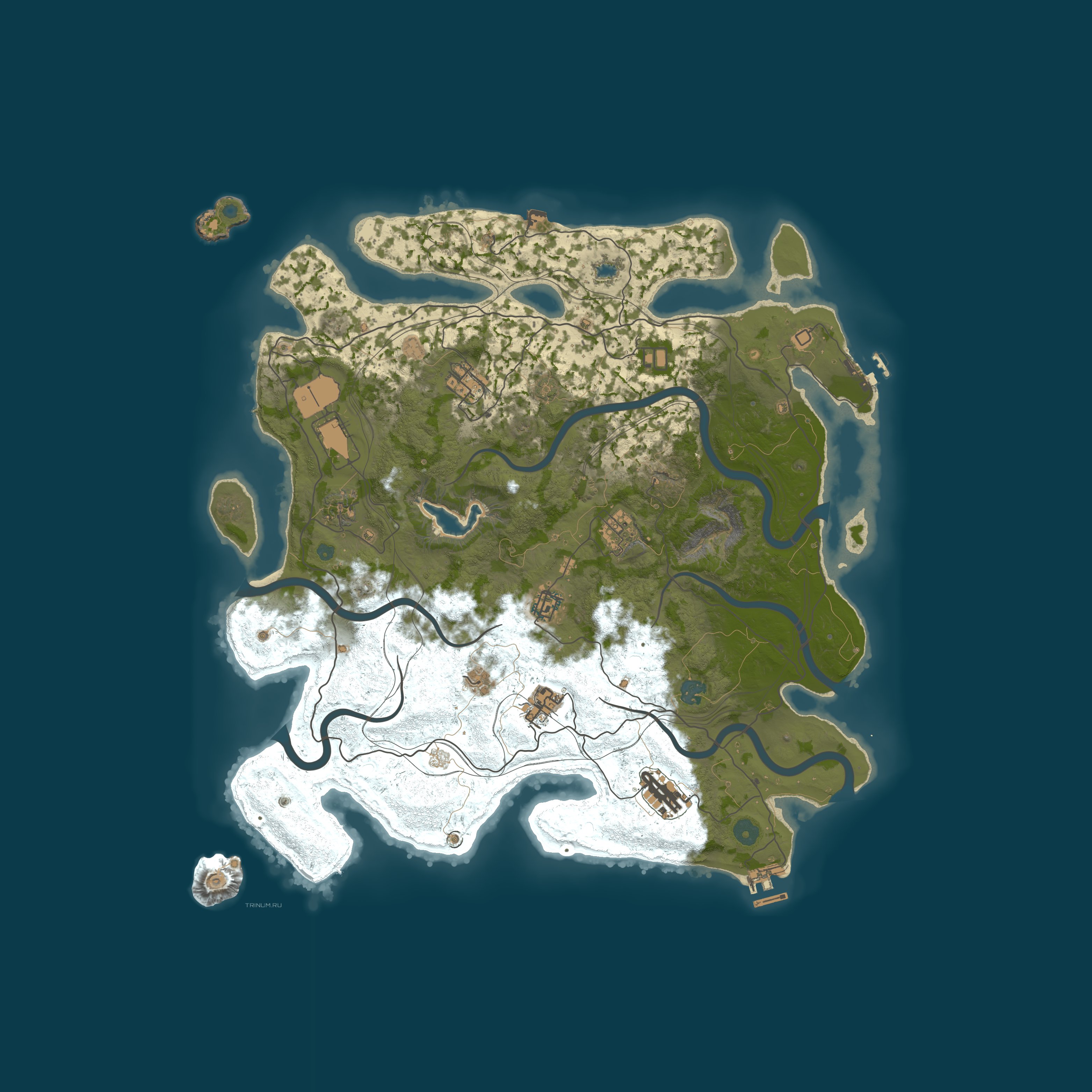 Карта сервера