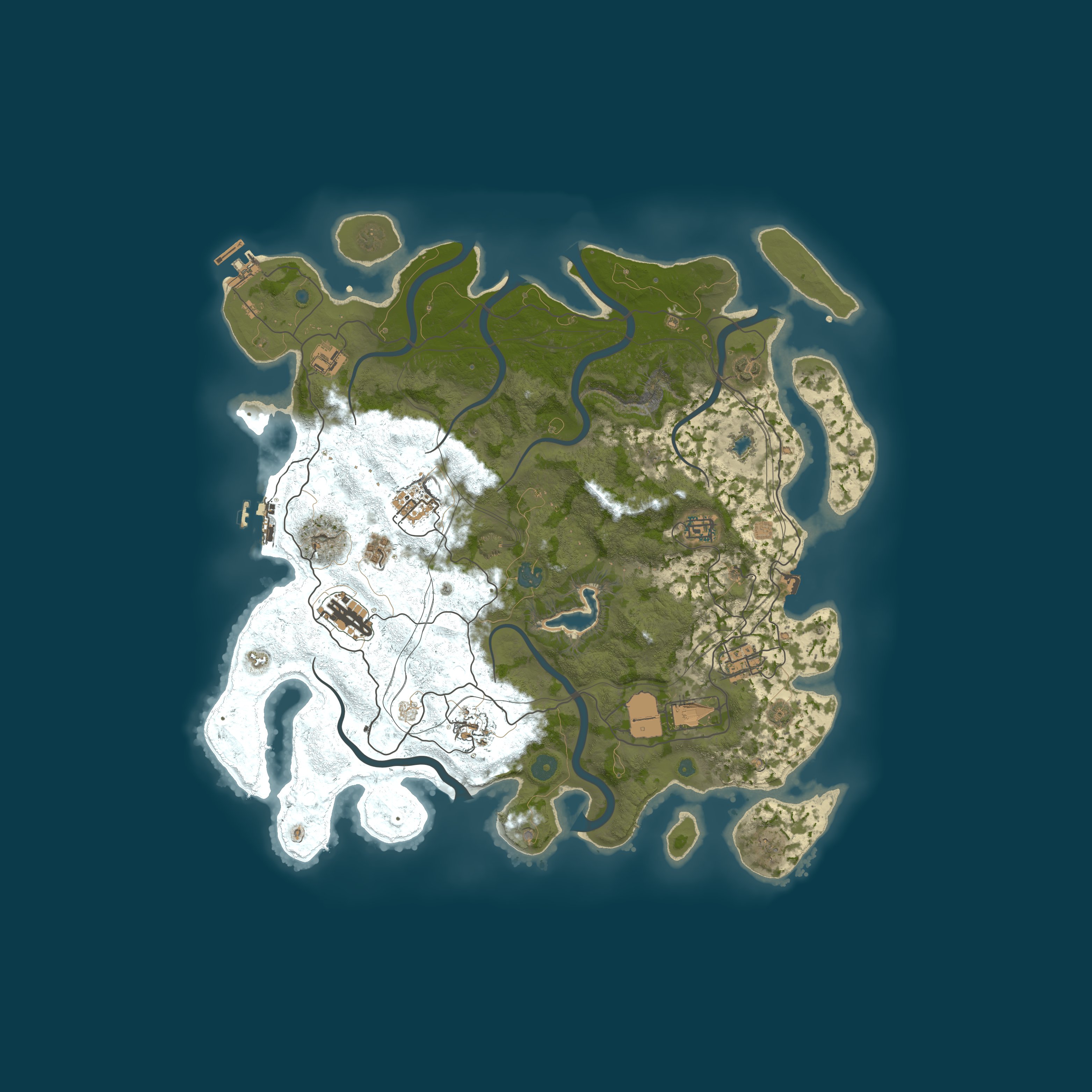 Map for Hello Kitty Island AUX03 Adventure