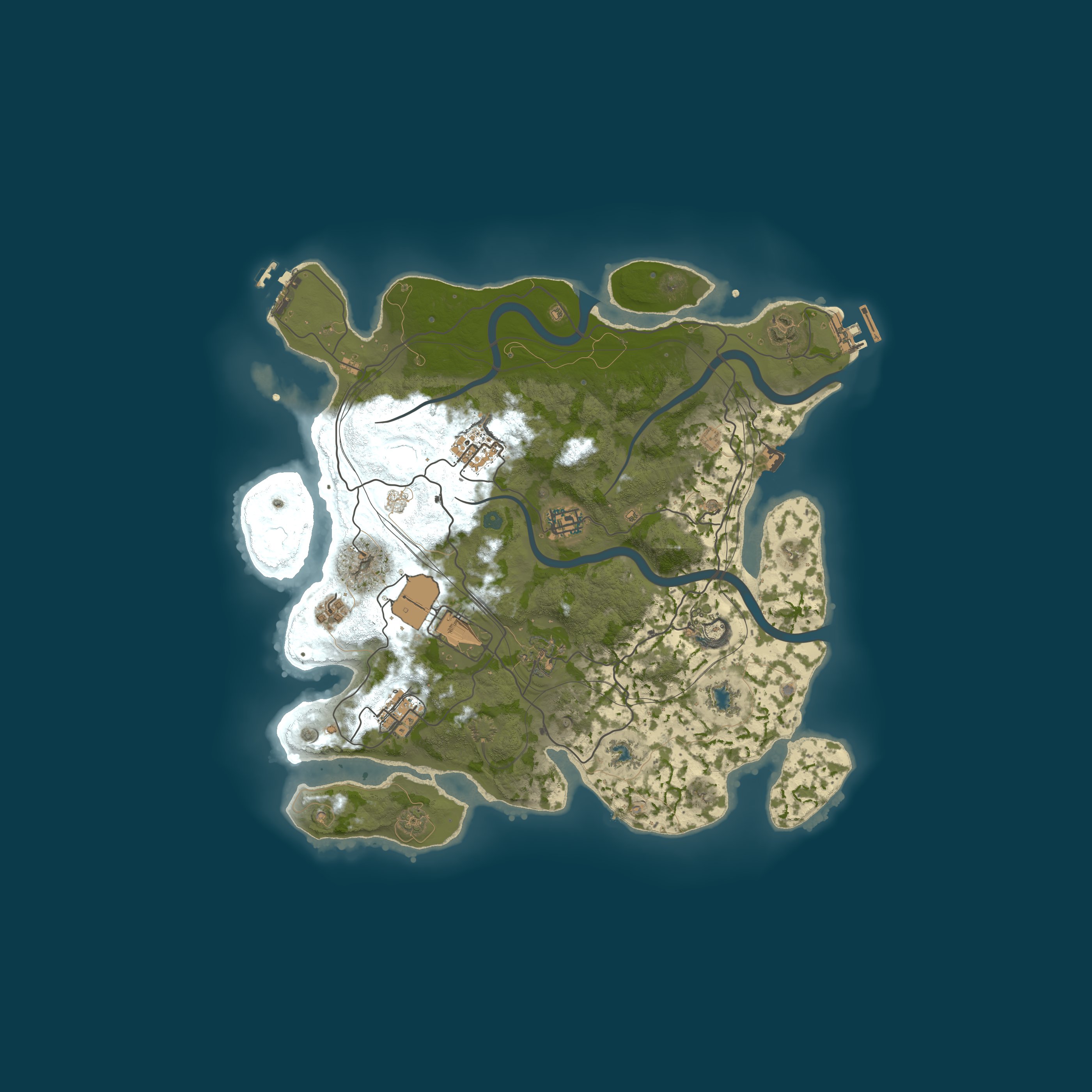 Map for Rust N Time 3x Vanilla+ | Solo Only