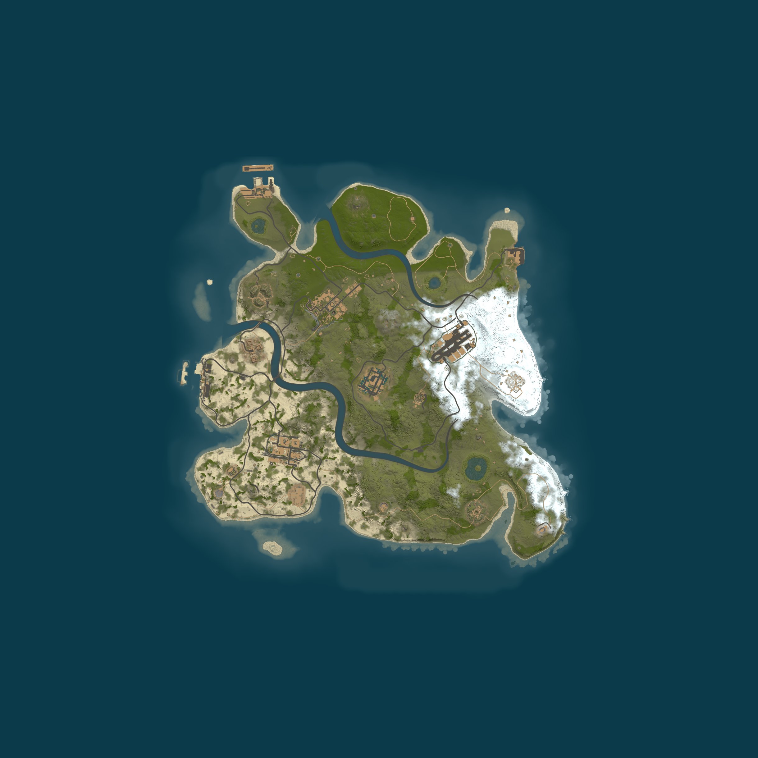 Map for A Shockbyte Rust Server