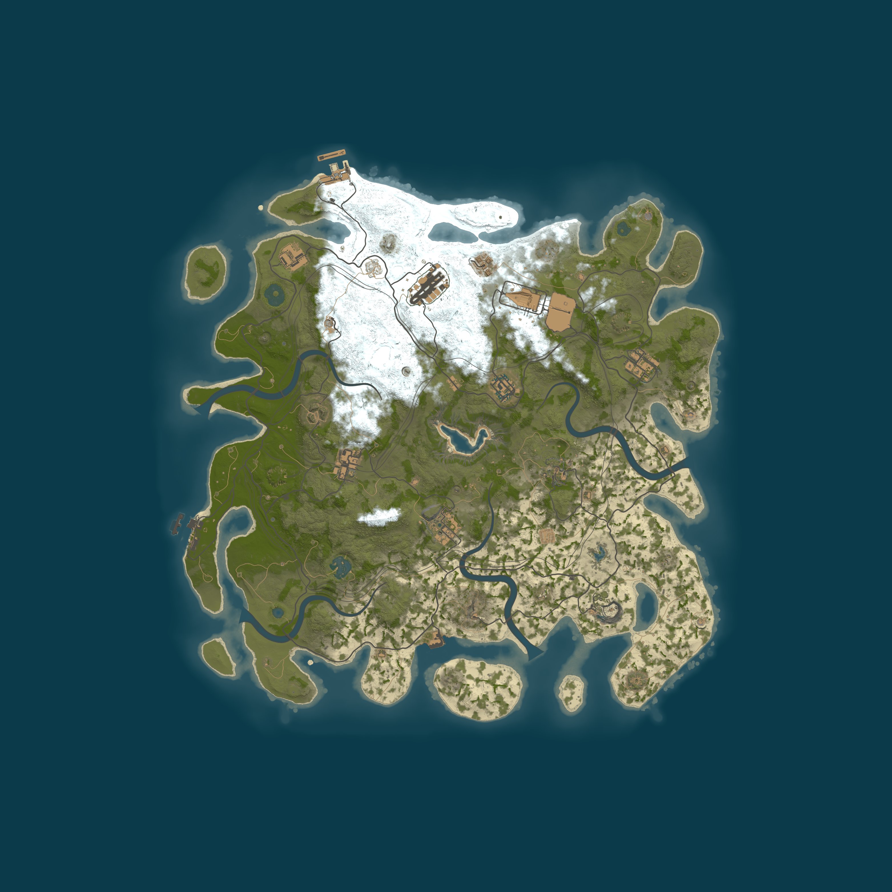 404 RUST SOLO/DUO | ПН | ДЛЯ НОВИЧКОВ 05.10 — Prosedürel harita 4250, seed 403308