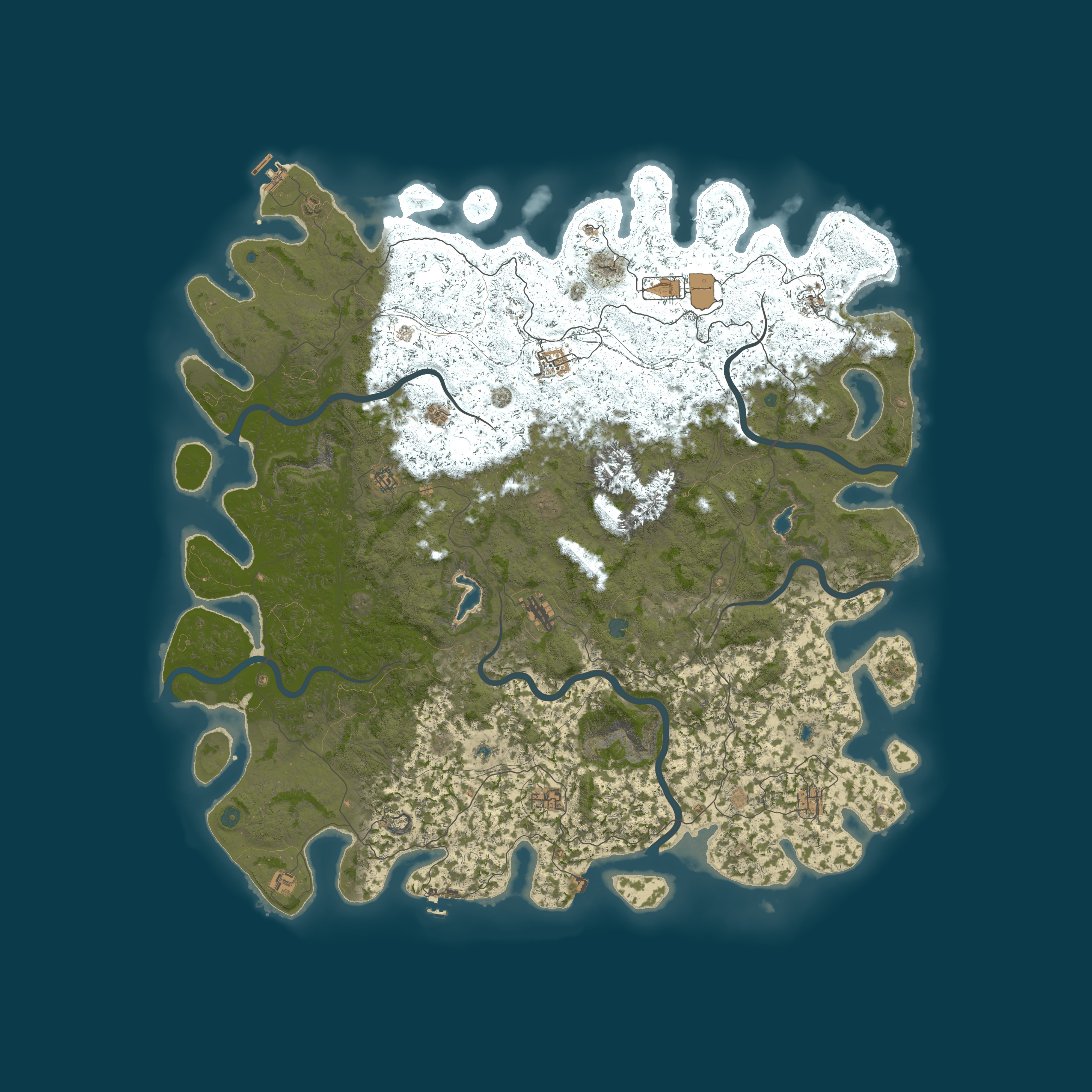Procedural Map, size 6000, seed 1