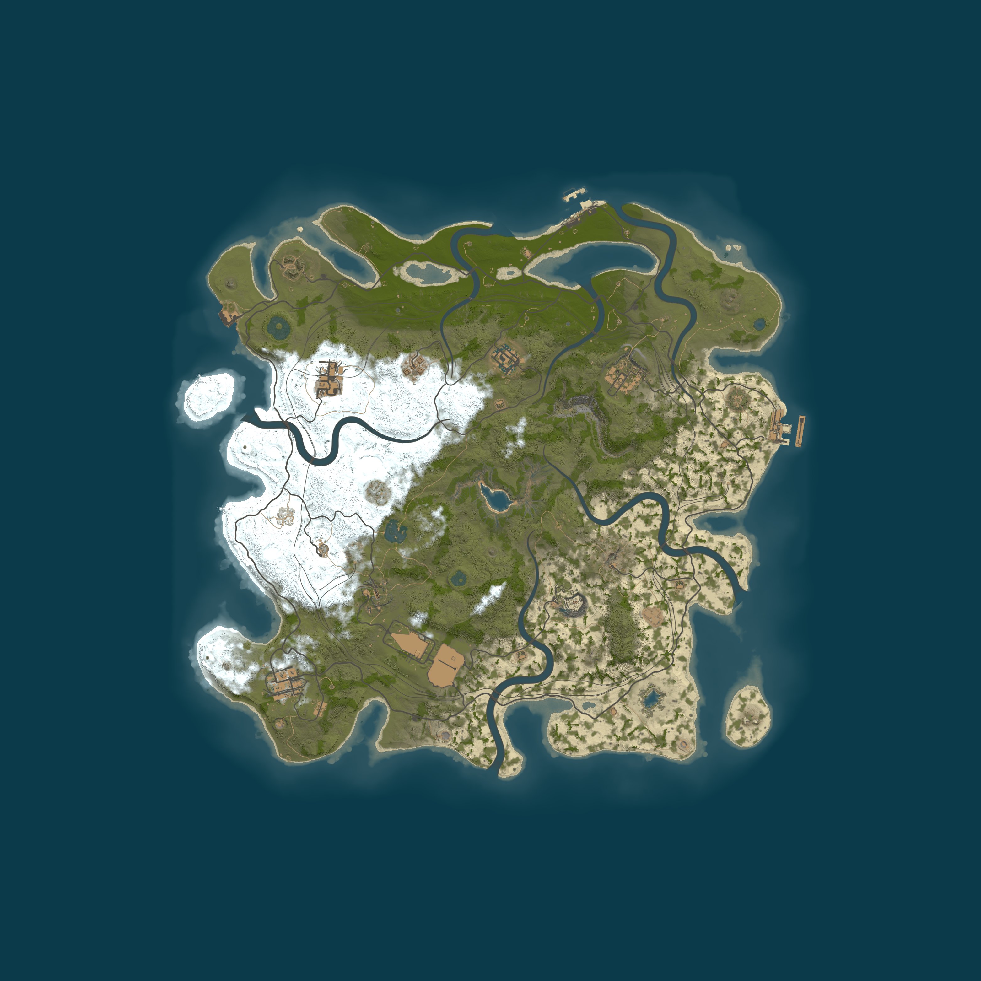 Map for РЕЛАКС #1 |Для новичков| Solo, Duo, Trio