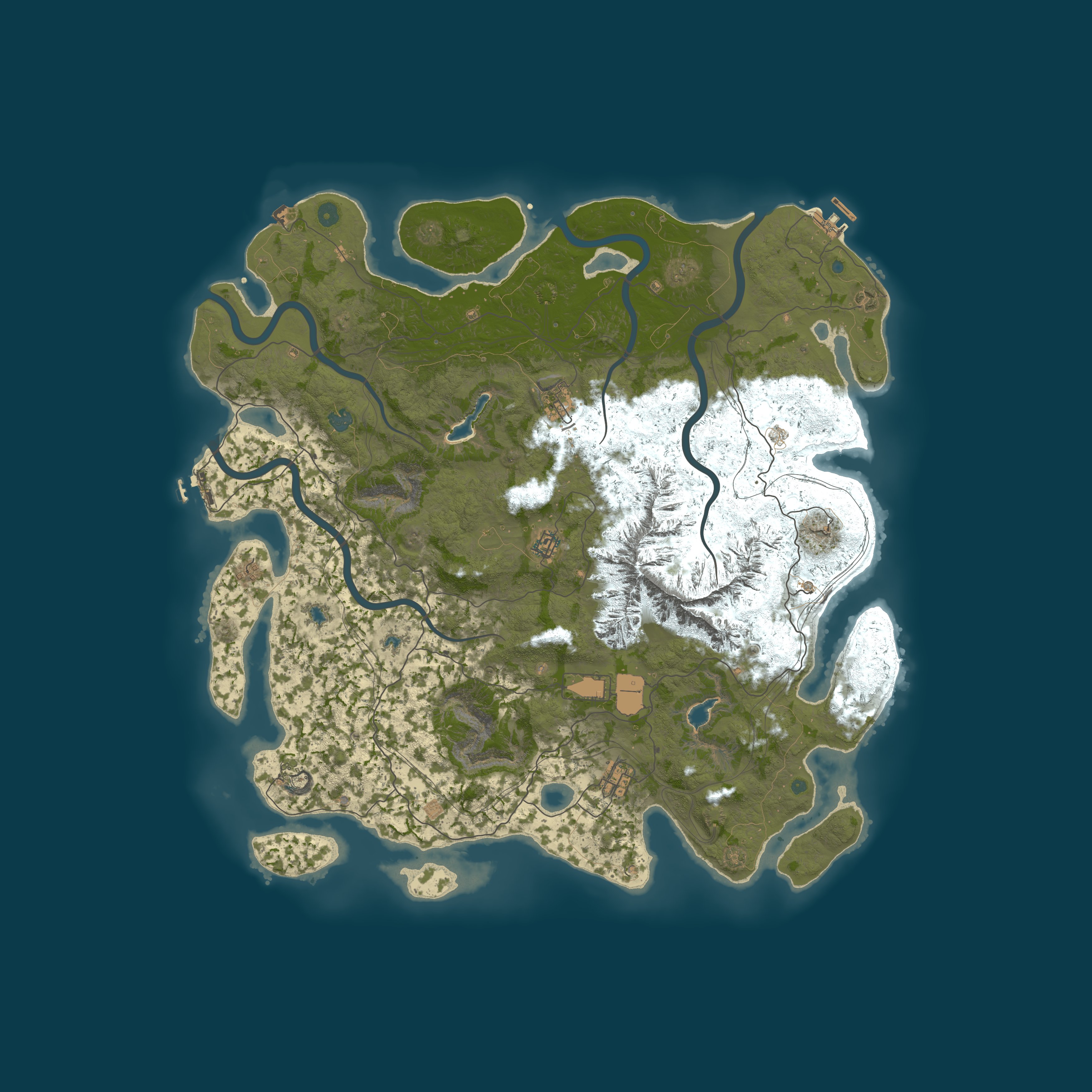 Map for Rustasis Vanilla Monthly | Main Large | Noob Friendly