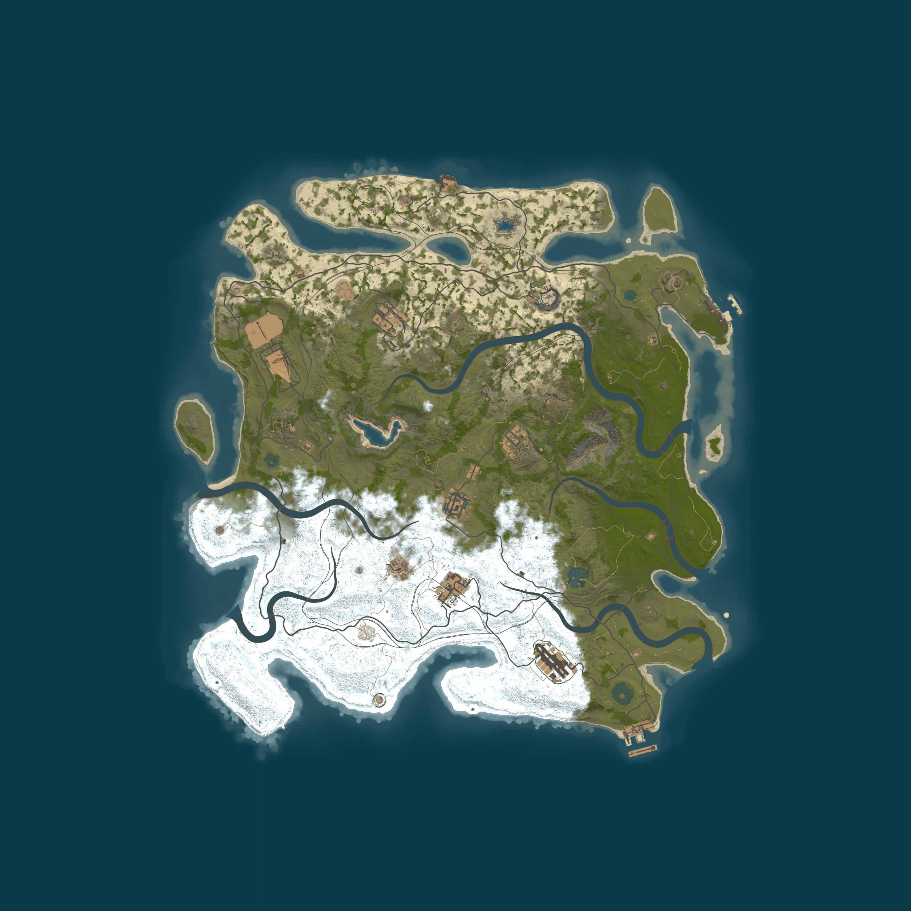Map for Freedom PVE | 5x | Refined Loot | Raid Bases
