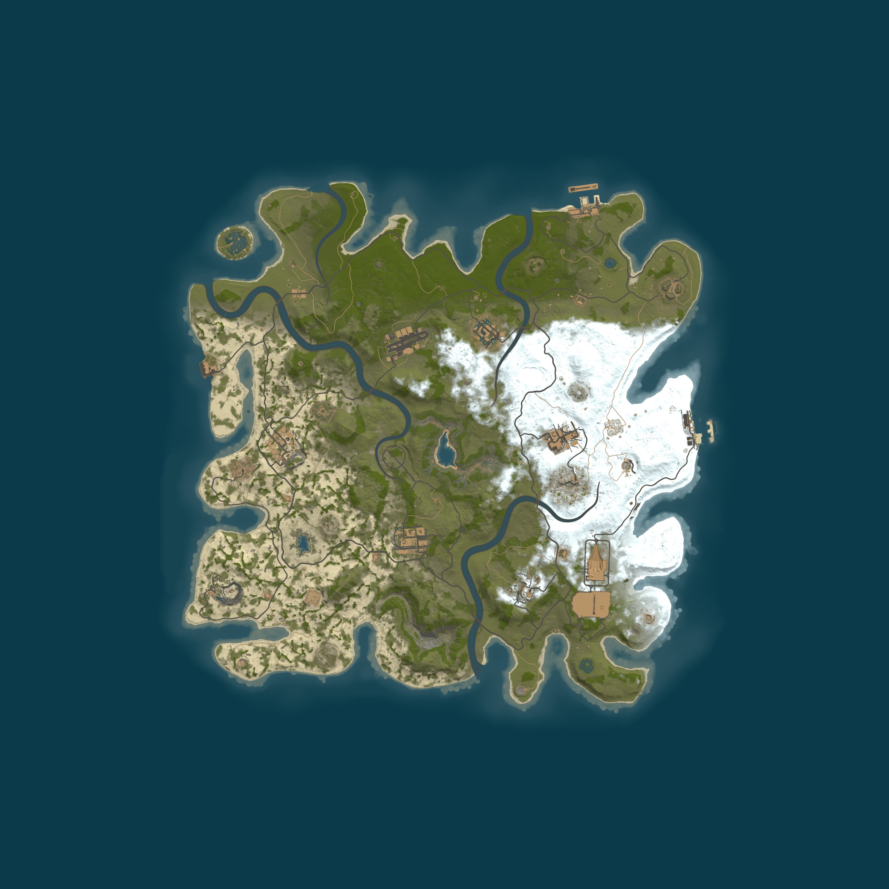 Map for PvEPvP LiverS Rust Server