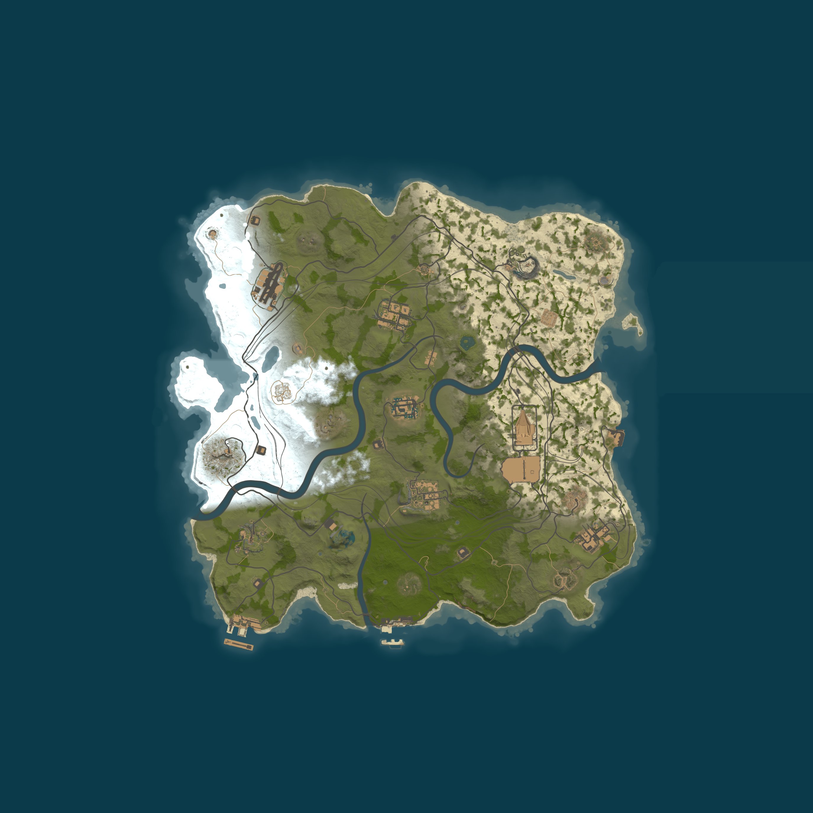 Map for [US] FinnaRUST|2X|PVP|OPTIMIZED FOR PERFORMANCE|/kits
