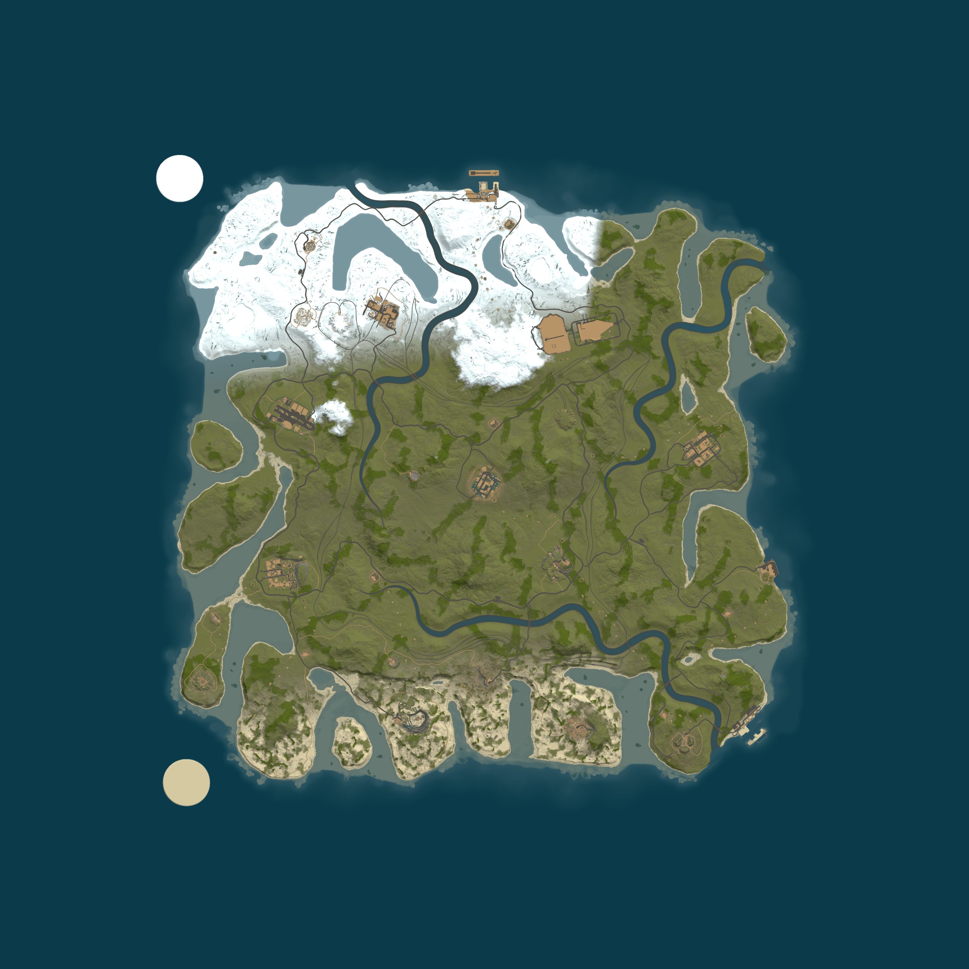 Map for ROCKETBOT 10X US | NO BPS | KITS | BOUNTY | 24 TEAM UI