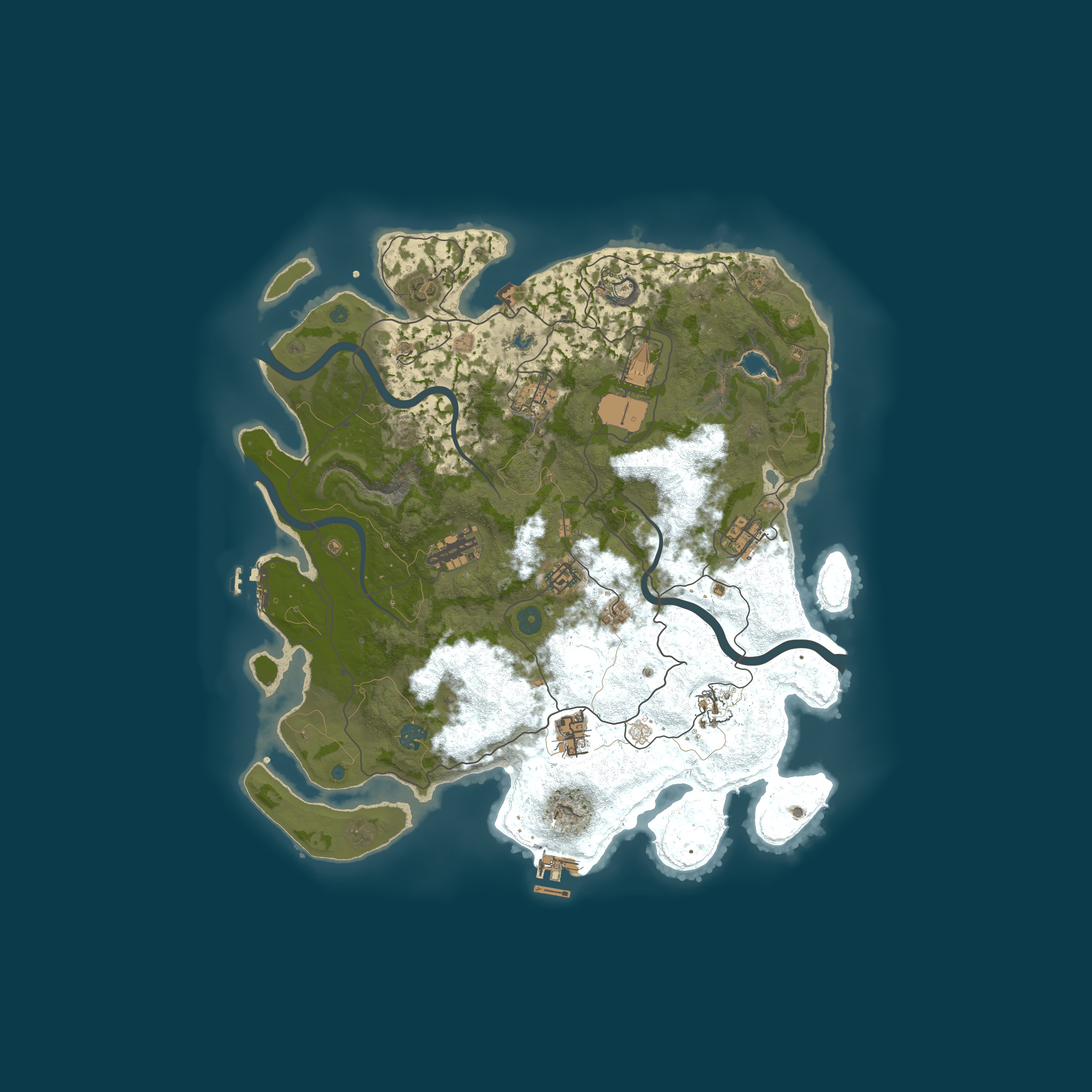 Map for ВЕРСТ РАСТ X5 SOLO [РЕЙД БАЗЫ/КОНВОЙ]