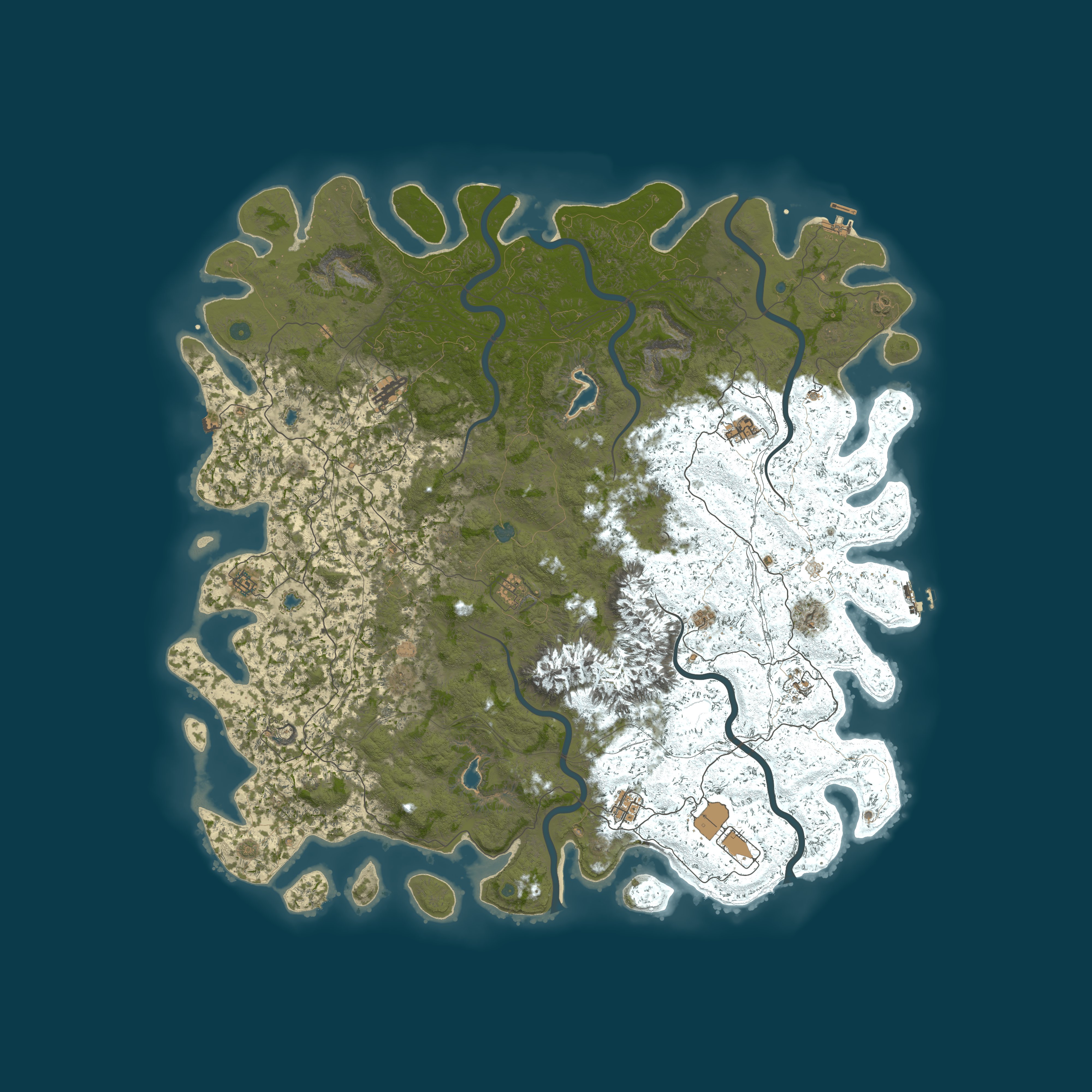 Map for us west proving grounds