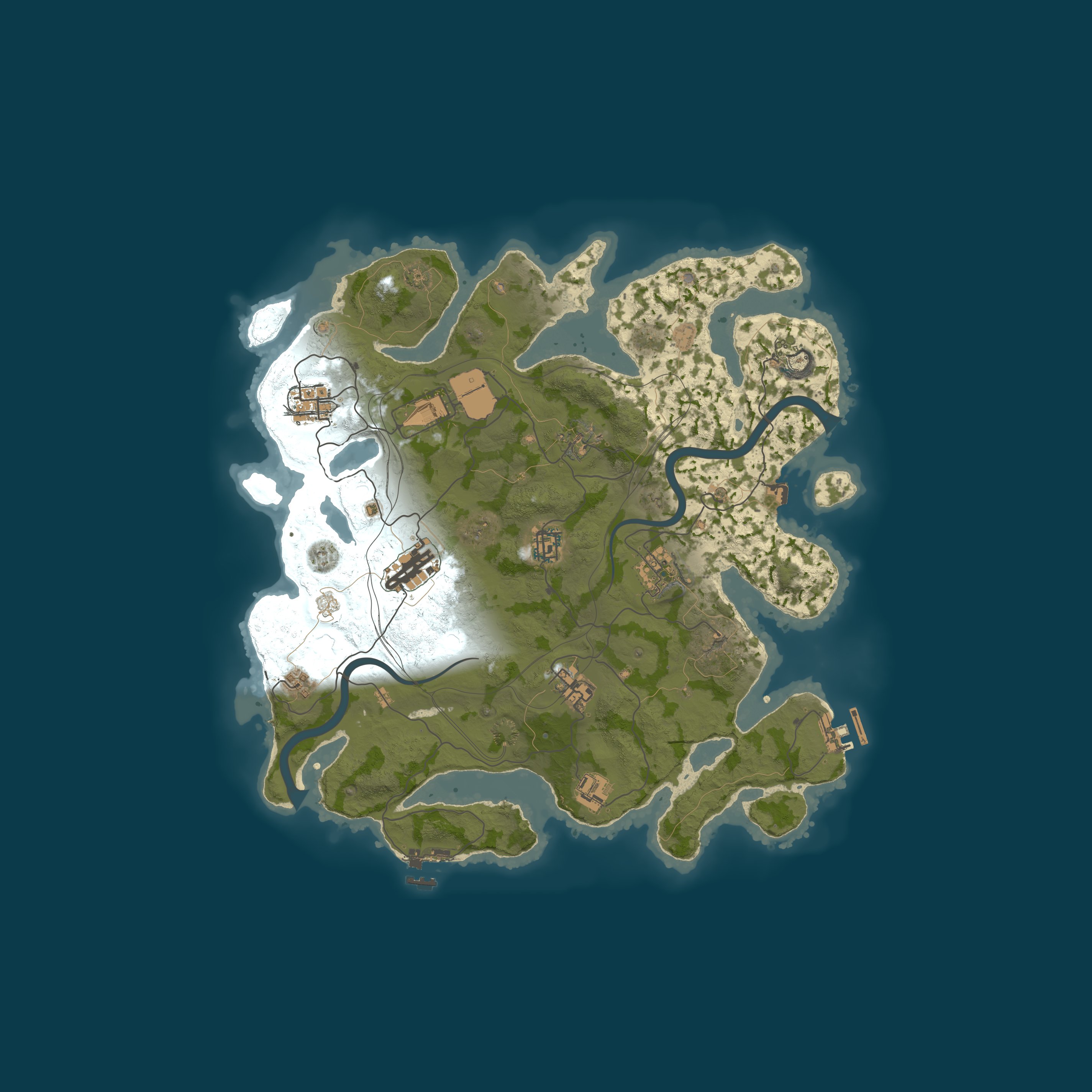 Rust map 3700/1337