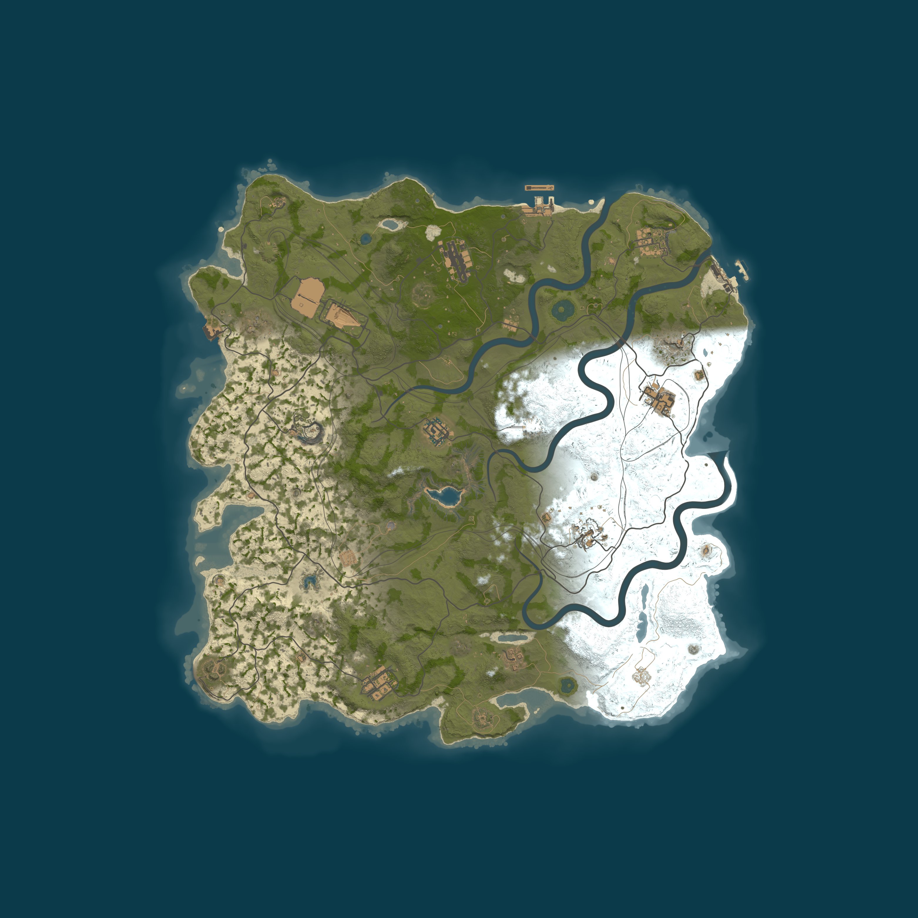 Map for WEREWOLF GAMING.CO 5x Solo/Duo/Trio LARGE|TP|Share BPs|Lootx5|