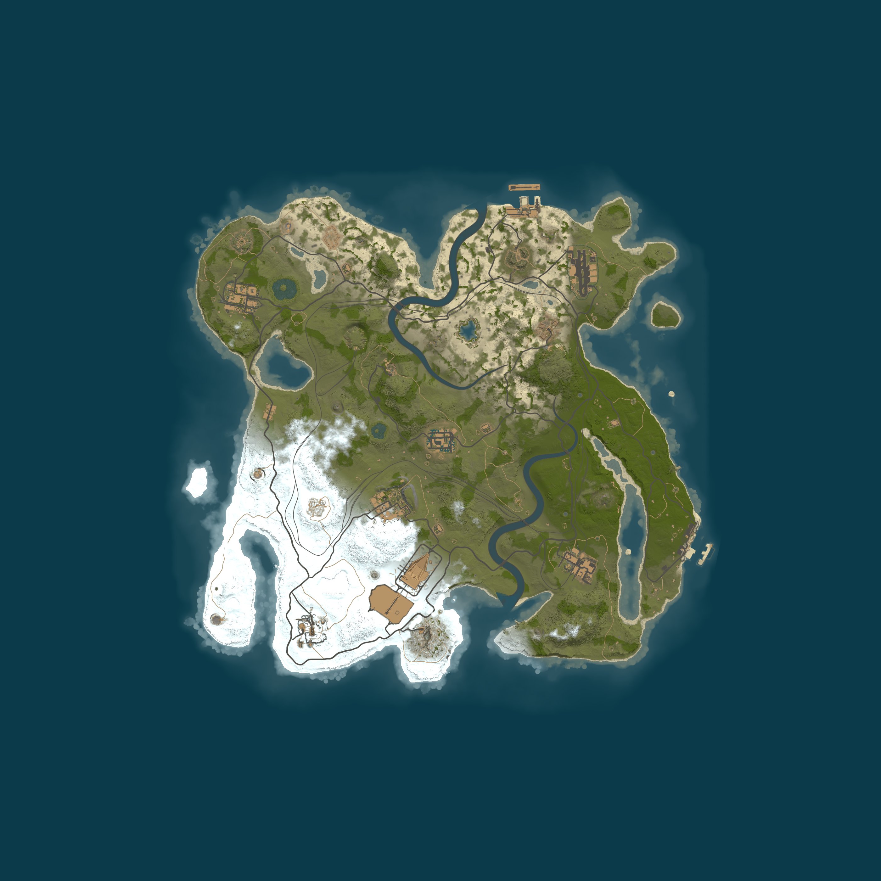 Rust map 3600/1337