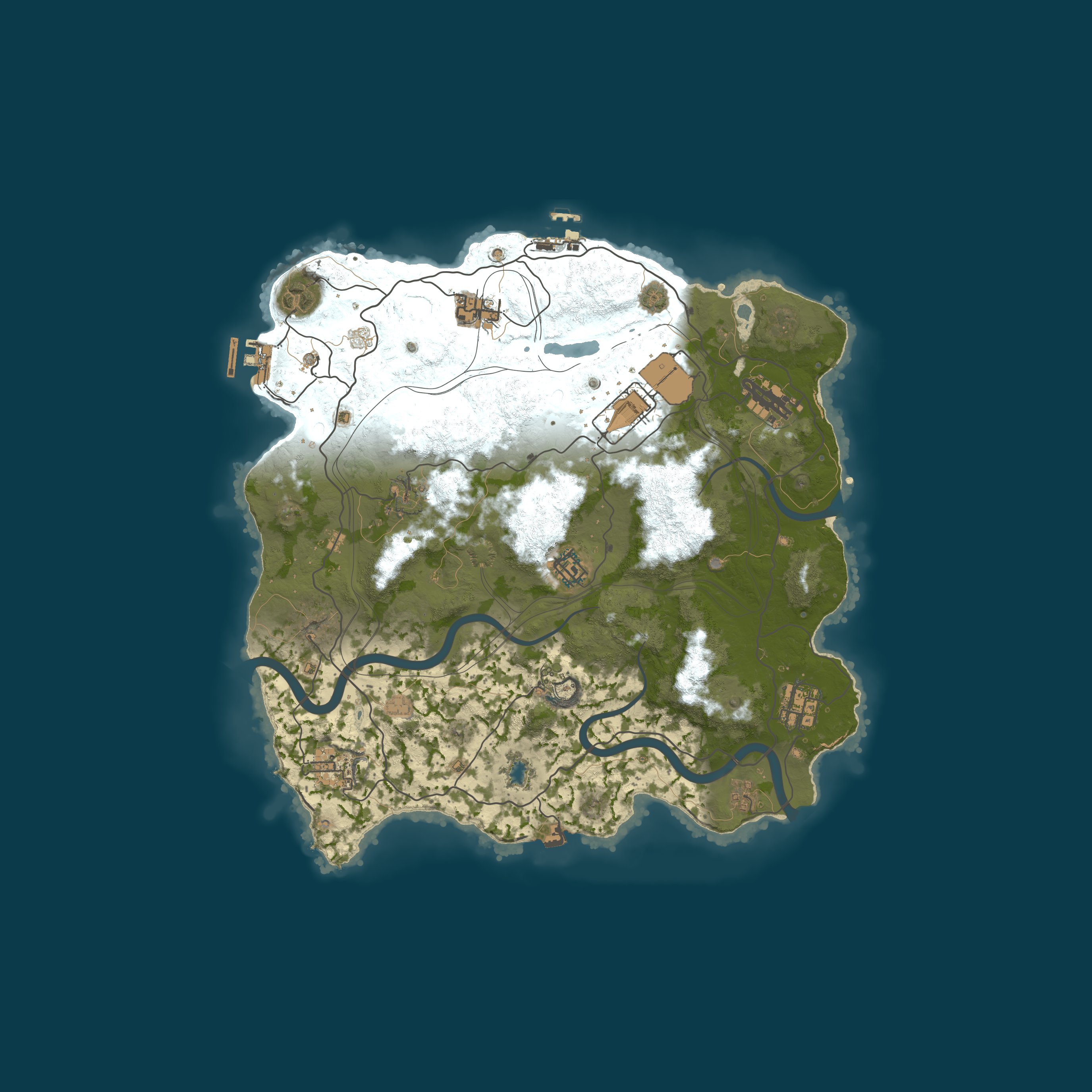 Map for [US] | Panda Rust | 2x | Vanilla | Monthly | Solo - Quad | 5/7