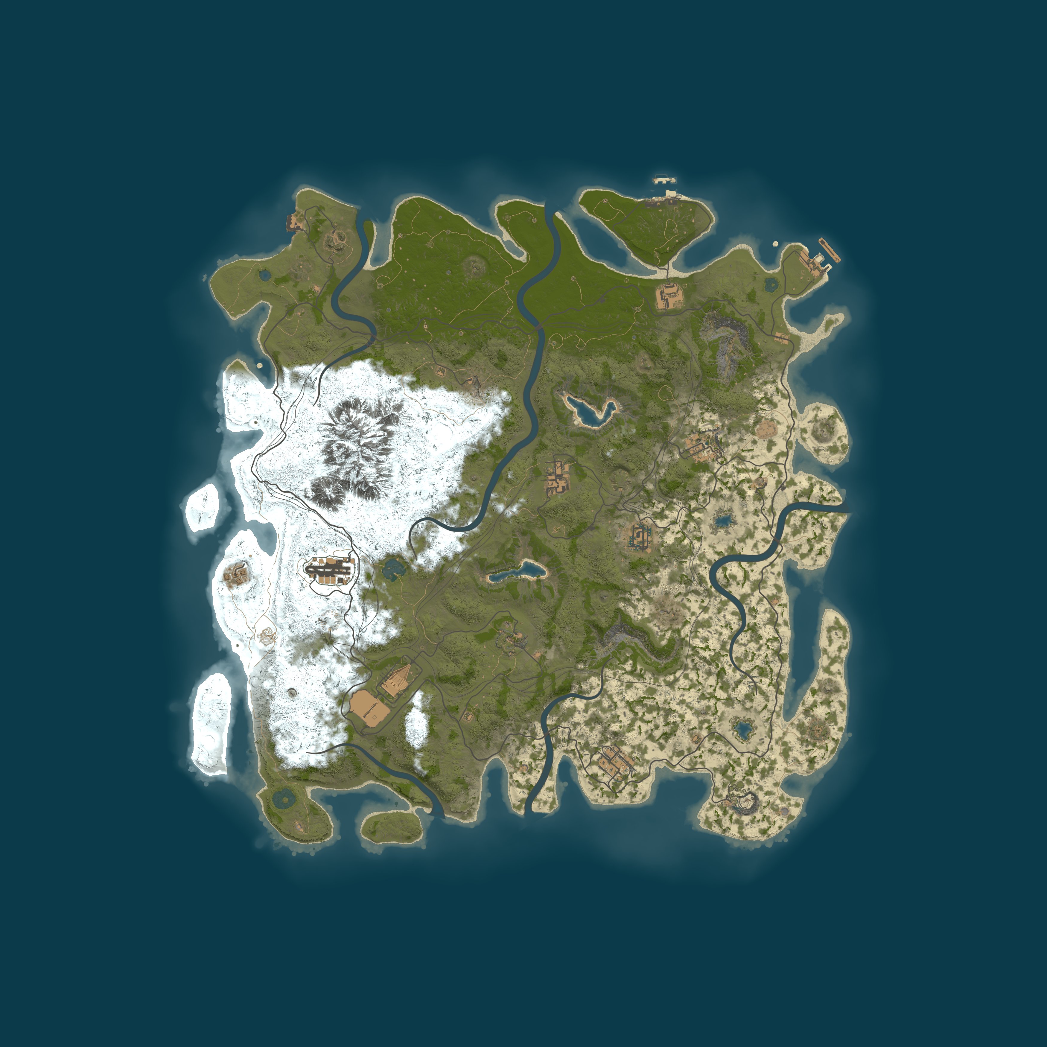 Procedural Map, size 5000, seed 254888287