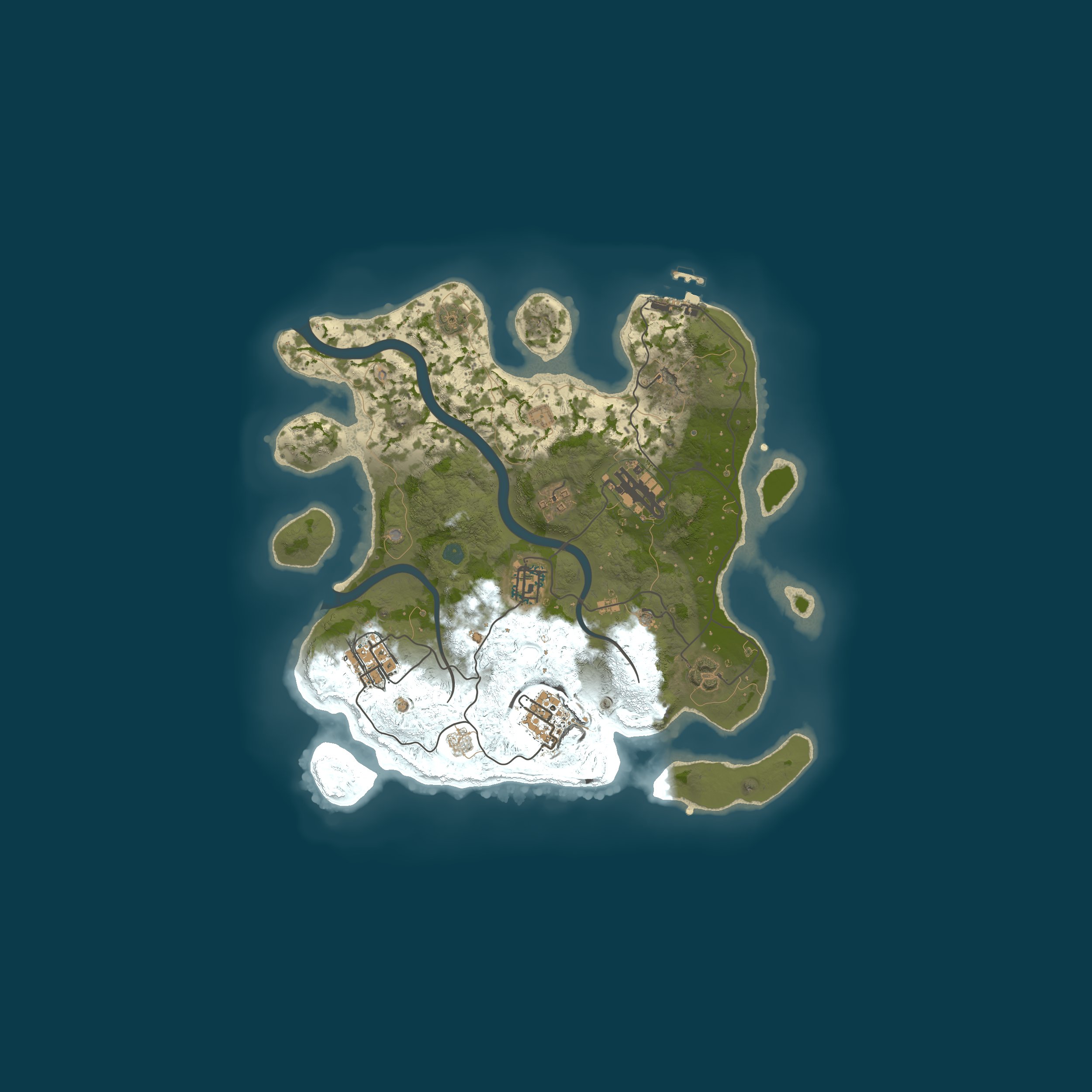 Map for ・EchoMine x5 • Early Access • Shape the World First