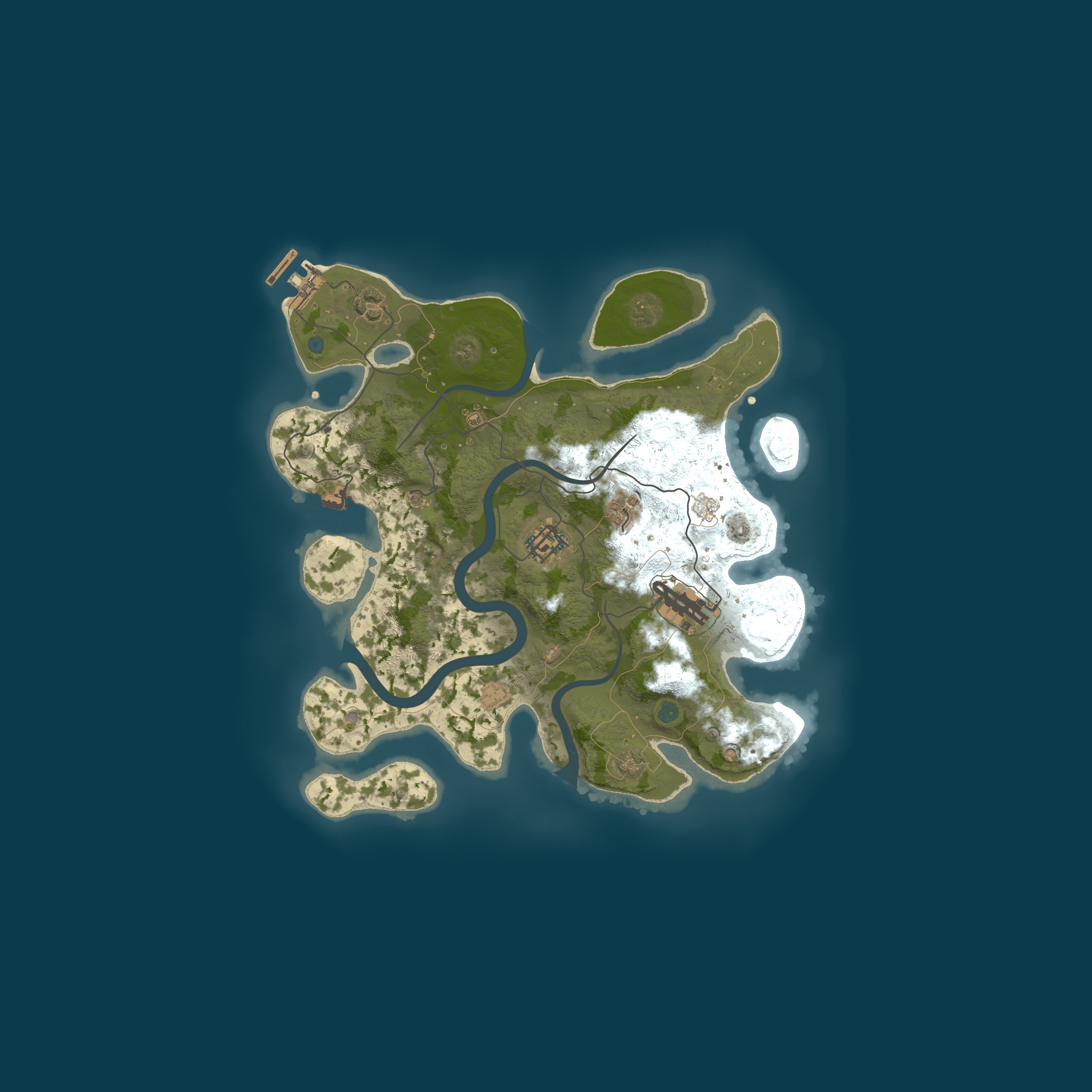 Map for [US] Void Servers PVE 1000X|Kits|Loot+|NoBPs|Events