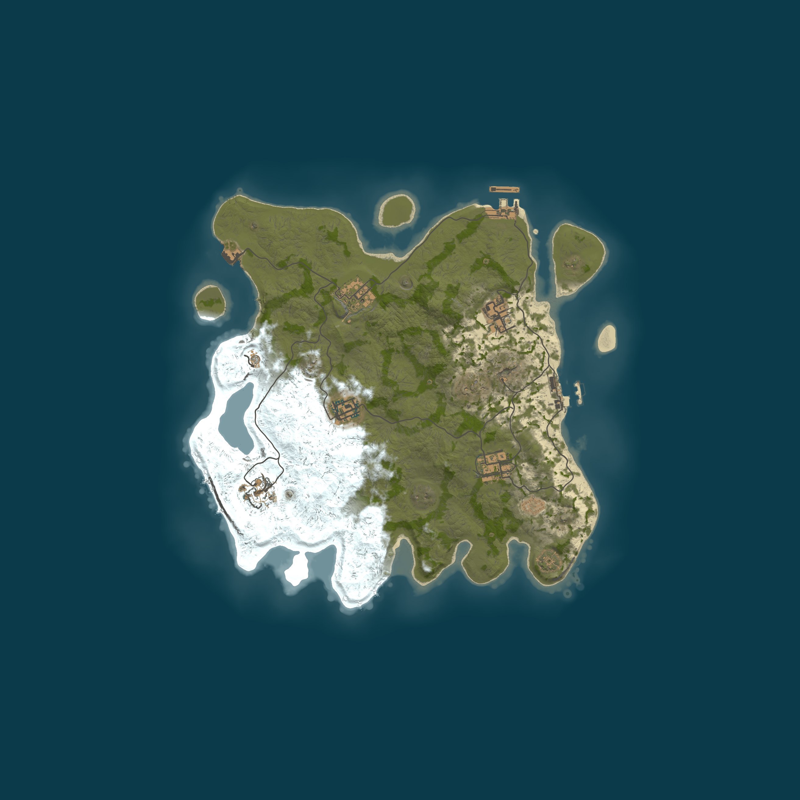 Map for Gibberish Rust X MILLION 1000000000000X CLANS|TELE|SHOP|NoFUEL|