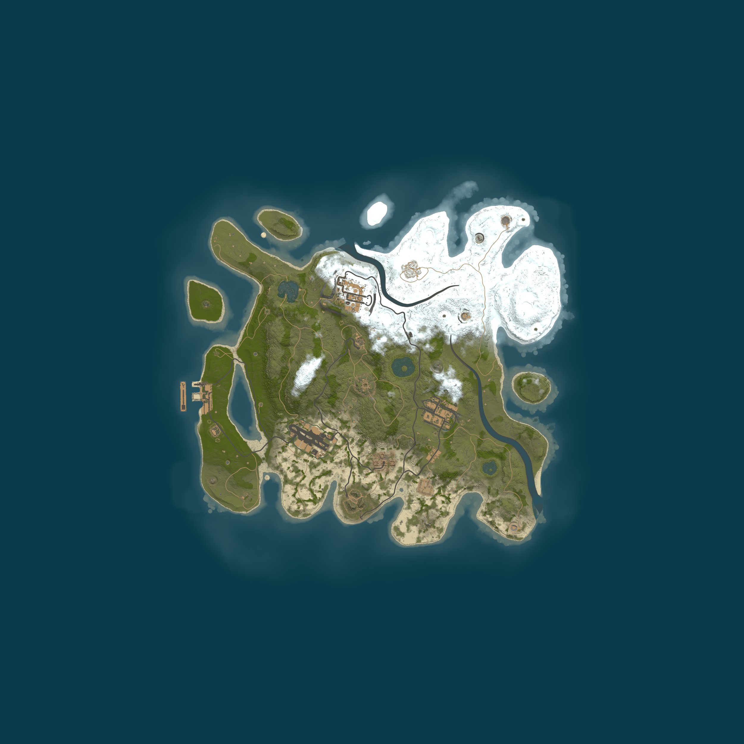 Map for RustGamingNation 10x PvE [Events|Purge|Zombies|SkillTree]
