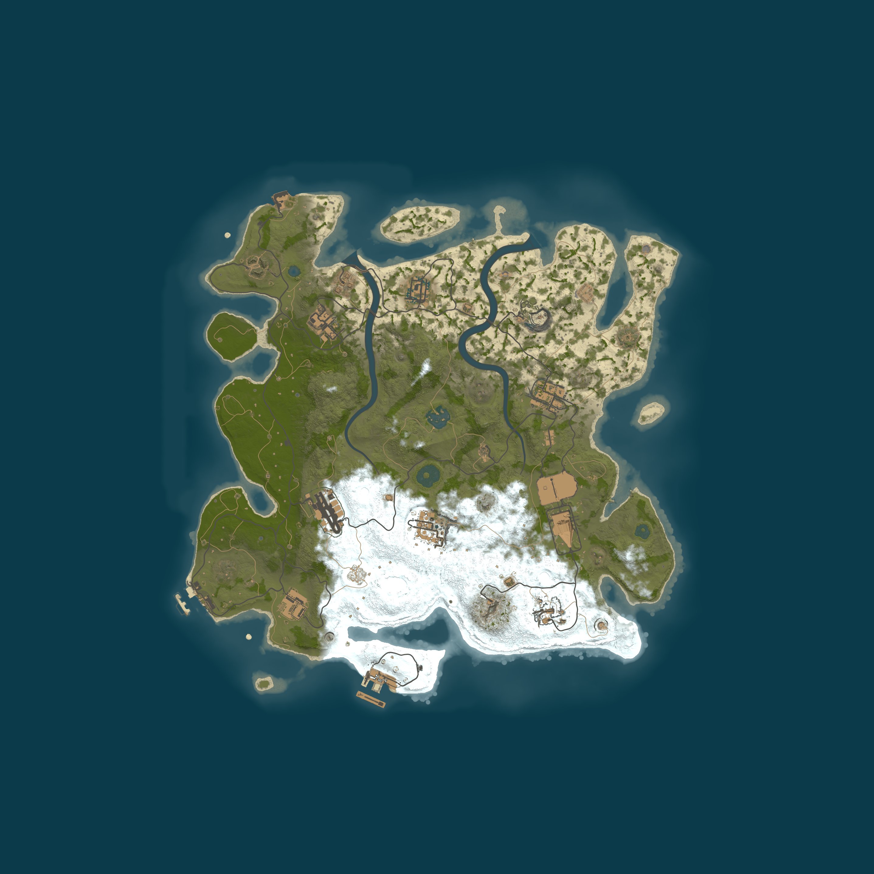 Map for [EU] Rust & Chill / 3x / Solo Only / 2 week wipes / wiped 06/08