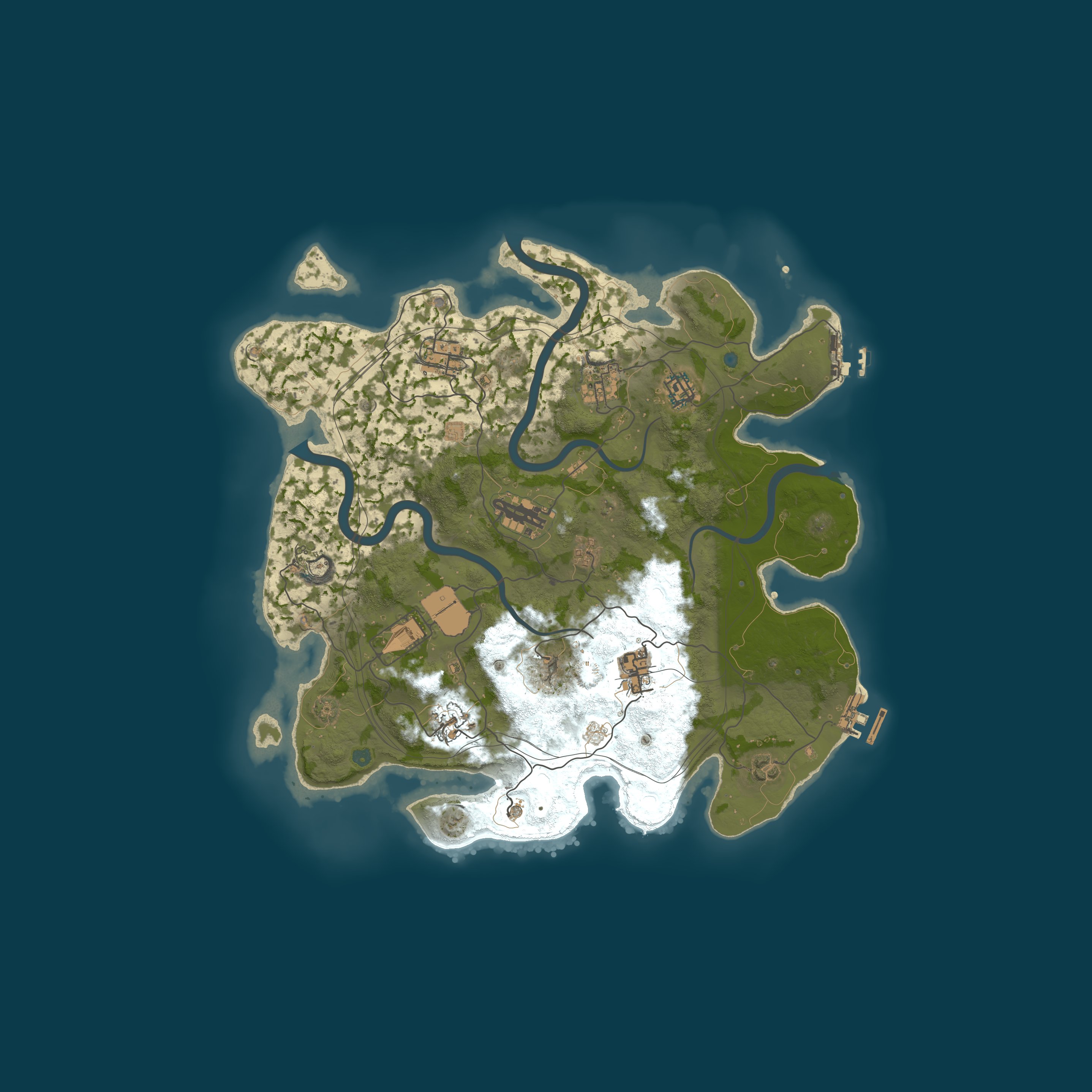 Map for HornRust.ru - Vanilla+ 2x | SkinDrops | Wipe 19.06