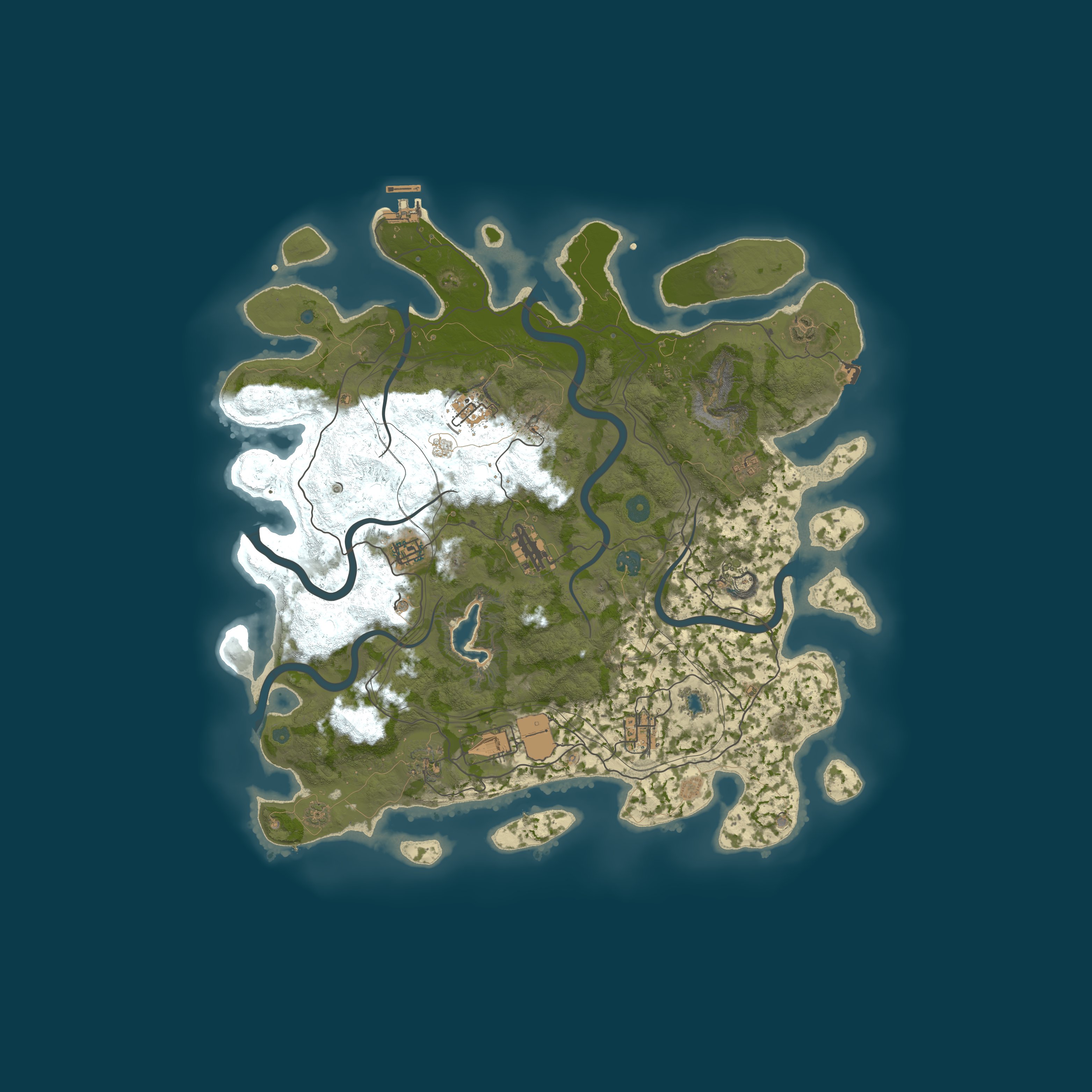 Map for WEREWOLF [ X5 |NOLIMIT|NoBPs|NoKD|LOOT+|ENVENT|TP|SKIN| ]