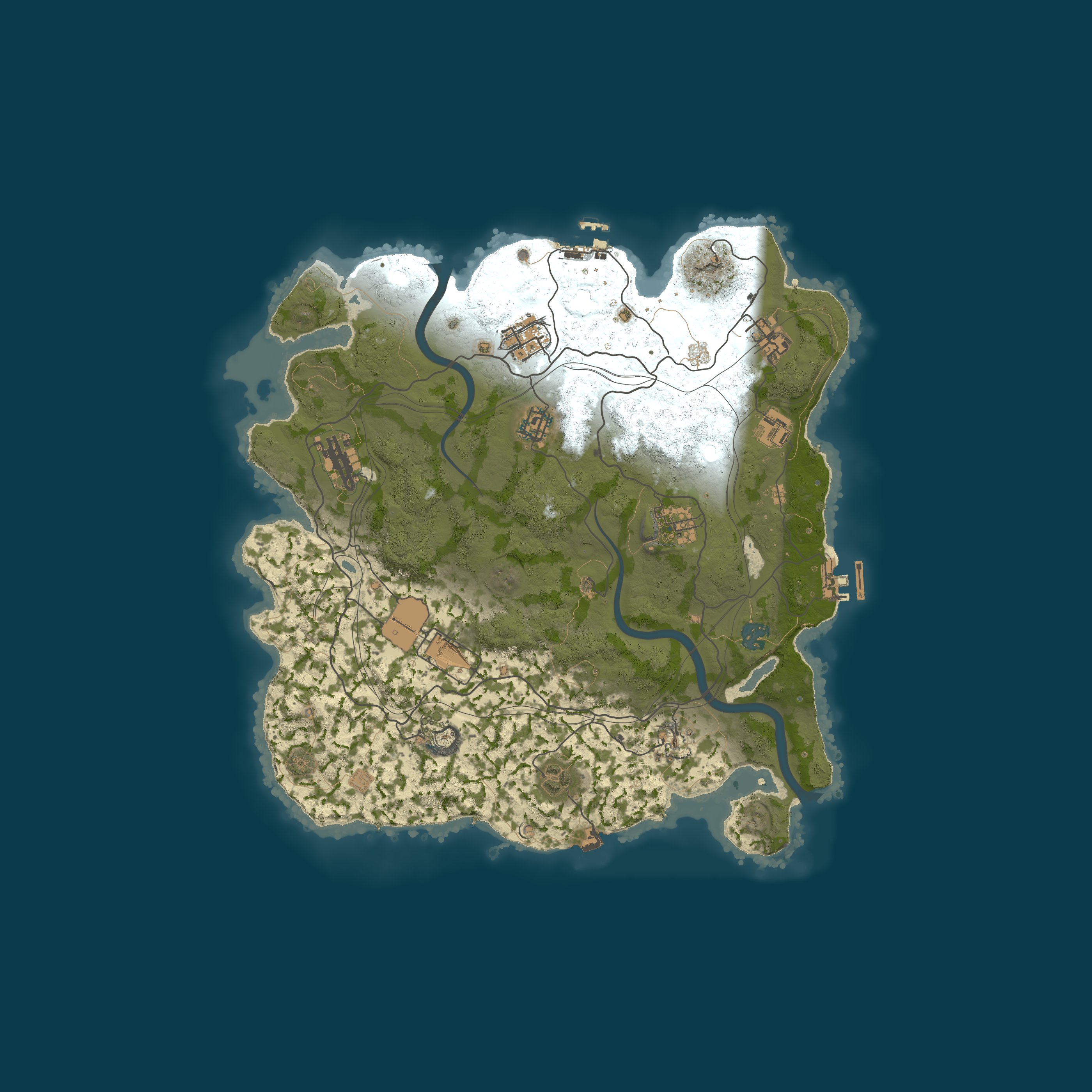 Rust map 3600/1337