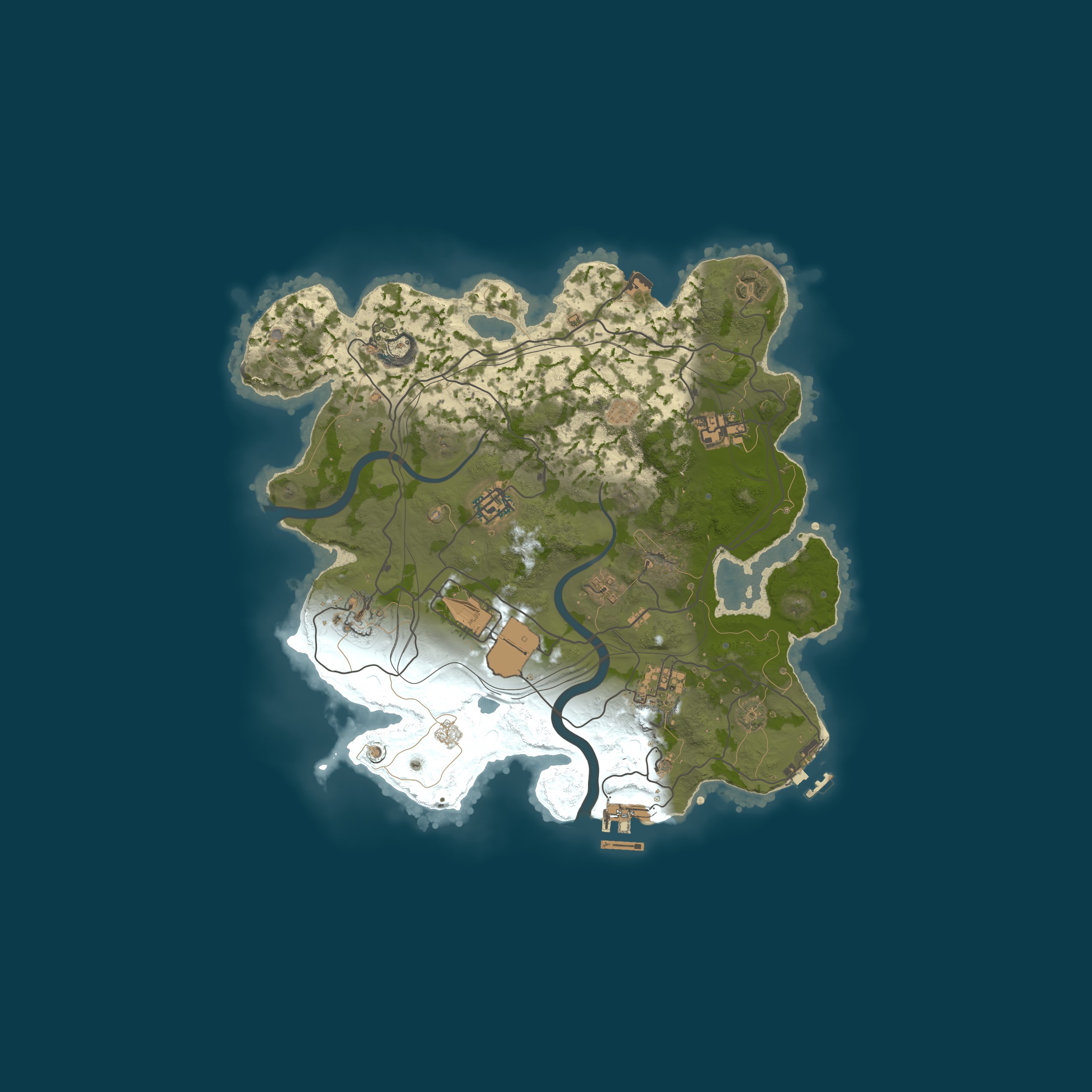 Map for Nouveau Monde [Trio / Small Map] Noob Friendly | WIPED 25.05