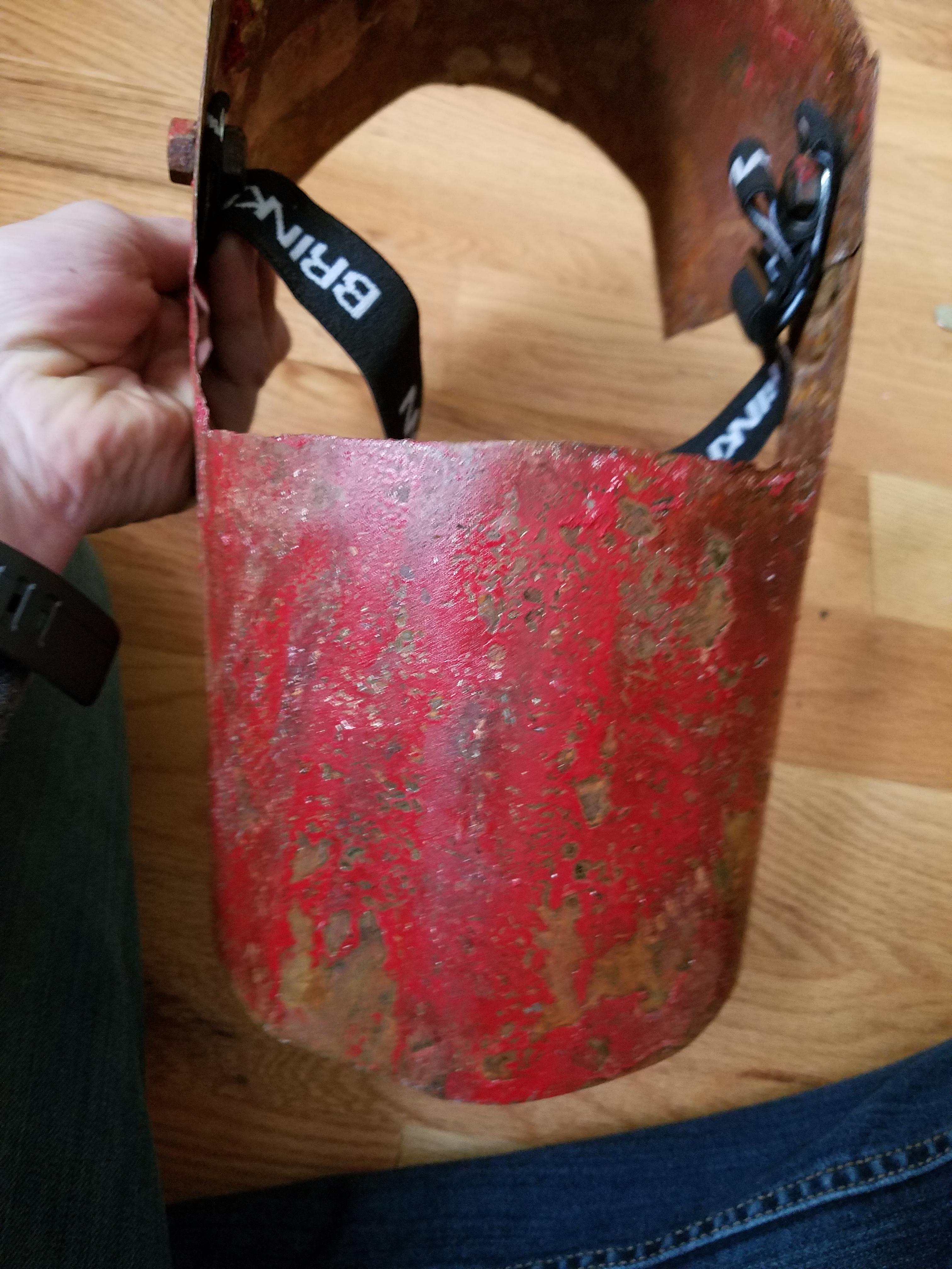 Rust coffee can helmet фото 19