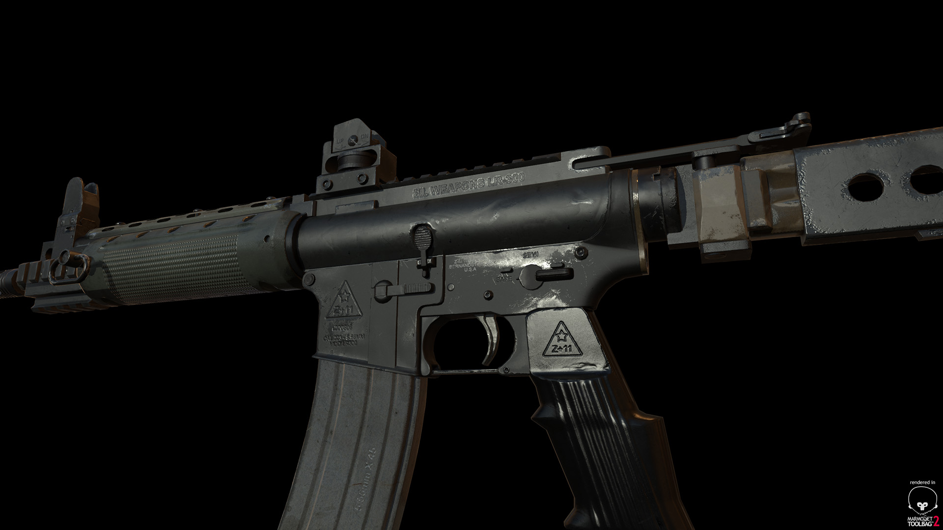 Assault rifle из rust фото 66