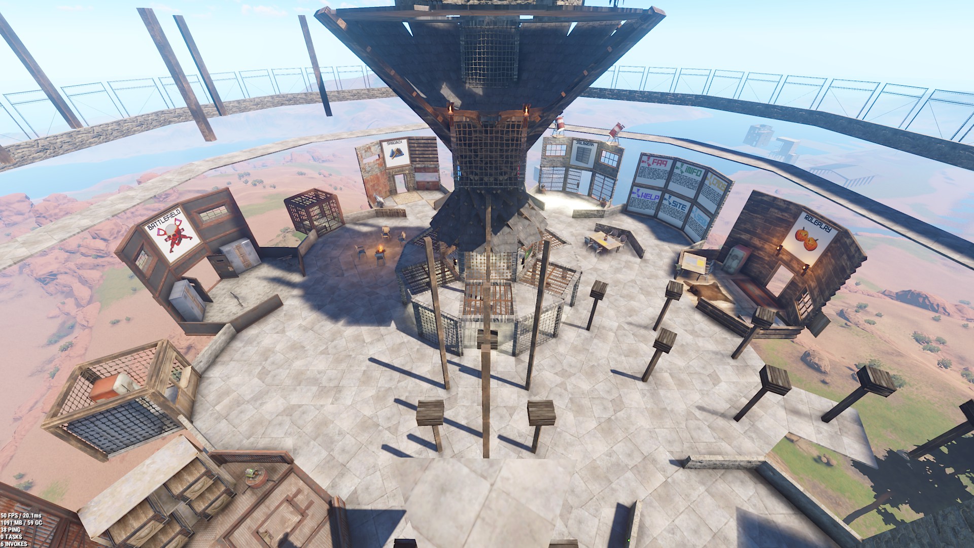 Rust hub