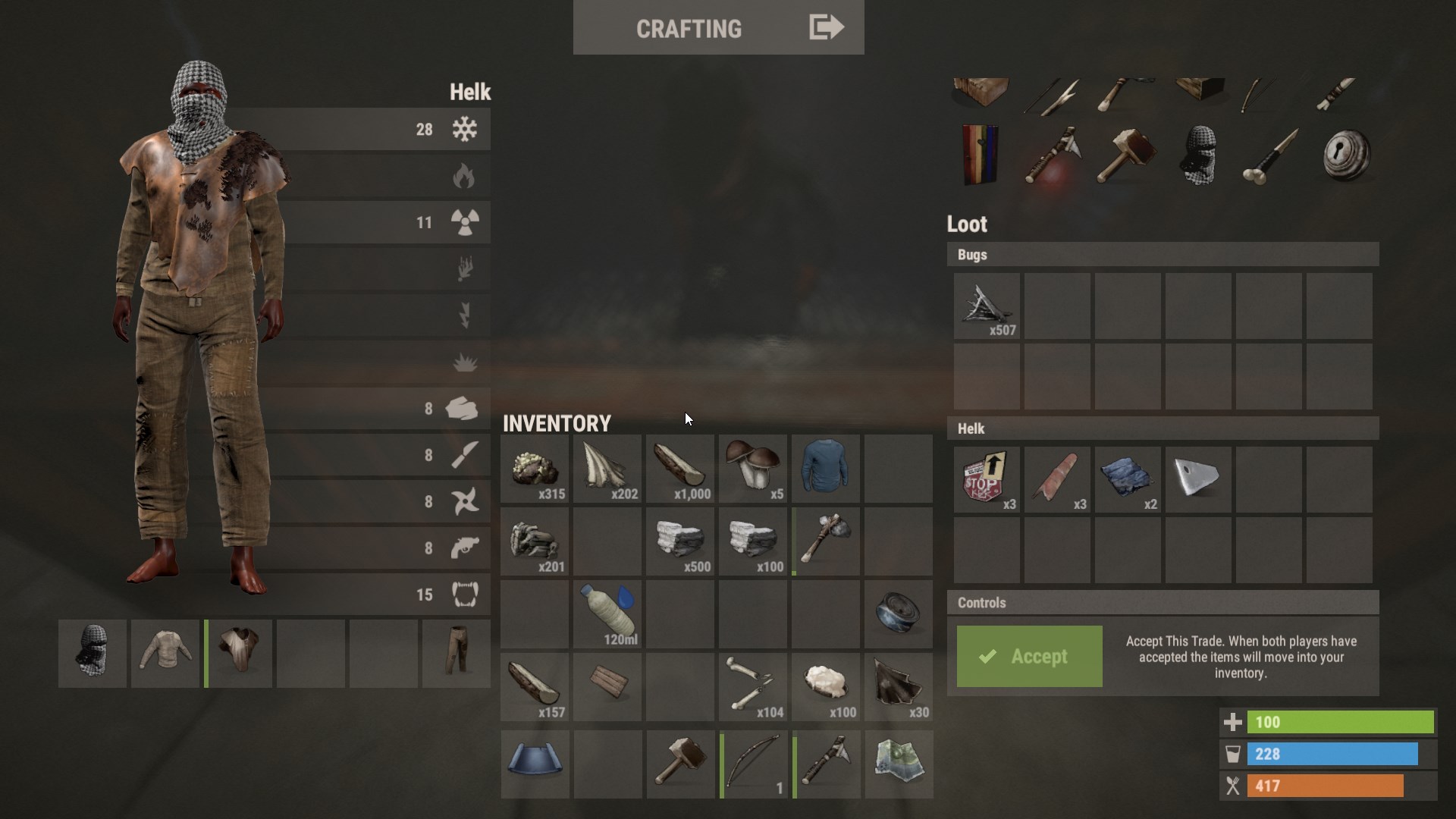 trade rust item store