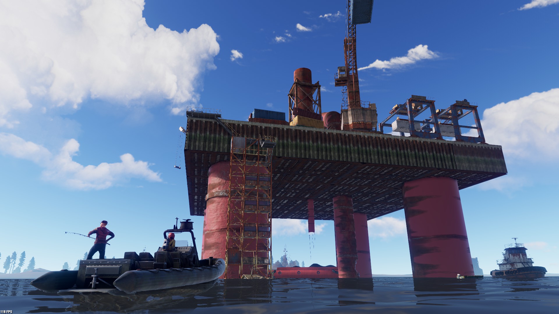 Коды oil rig rust