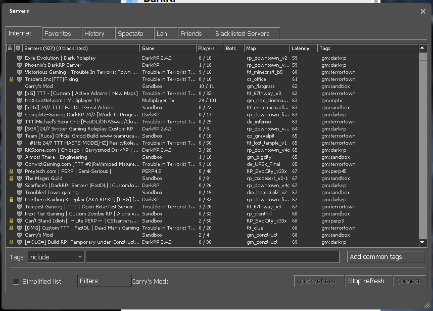 garrys mod servers