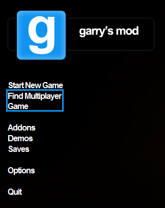 how to play multiplayer on gmod